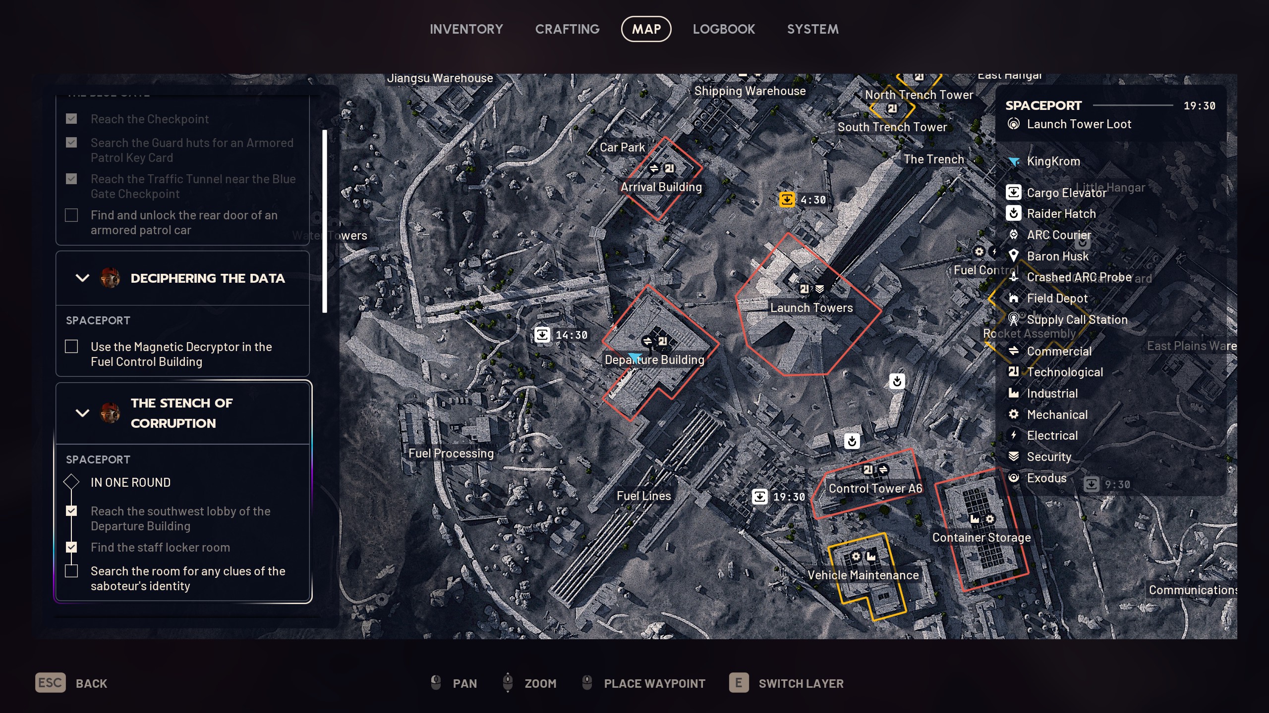 Arc Raiders The Stench of Corruption - Key location