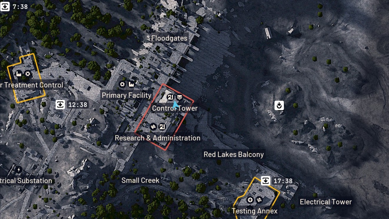 Arc Raiders Dam key locations - Control Tower