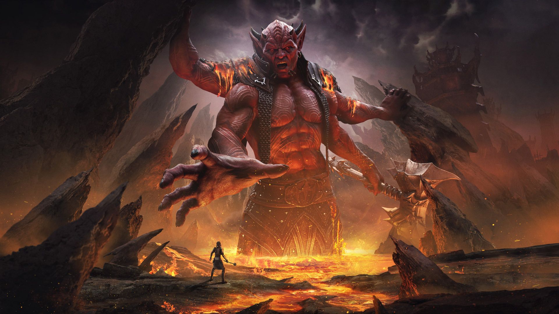 Infernal realm of Deadlands from the Elder Scrolls Online