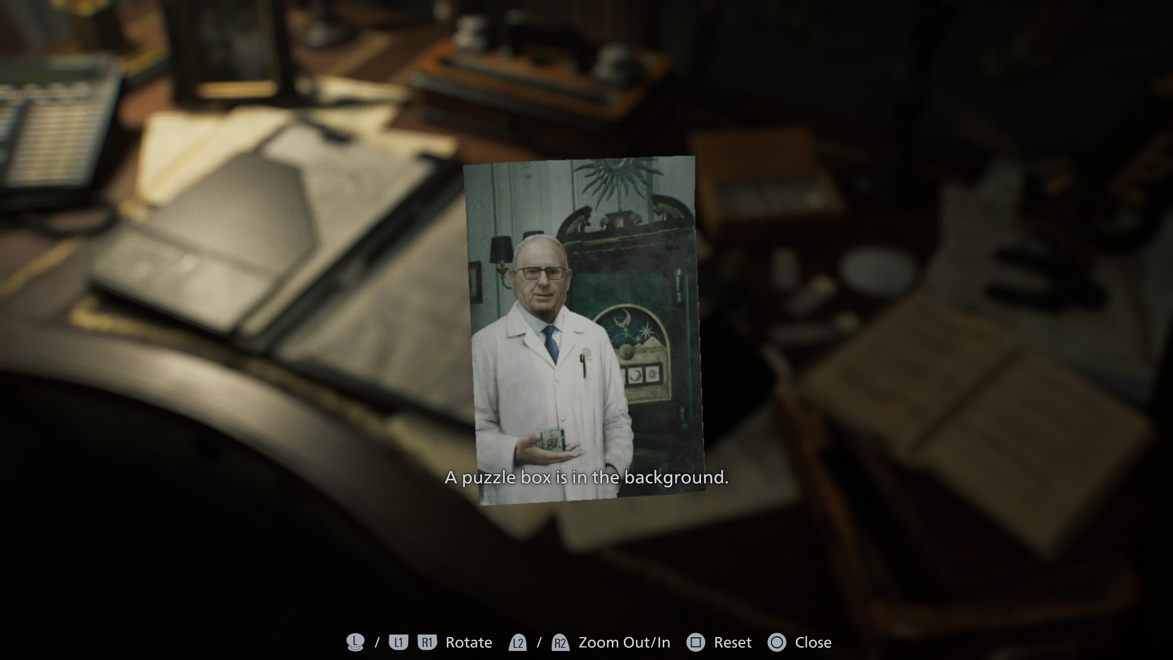 Resident Evil Requiem puzzle box - Photograph