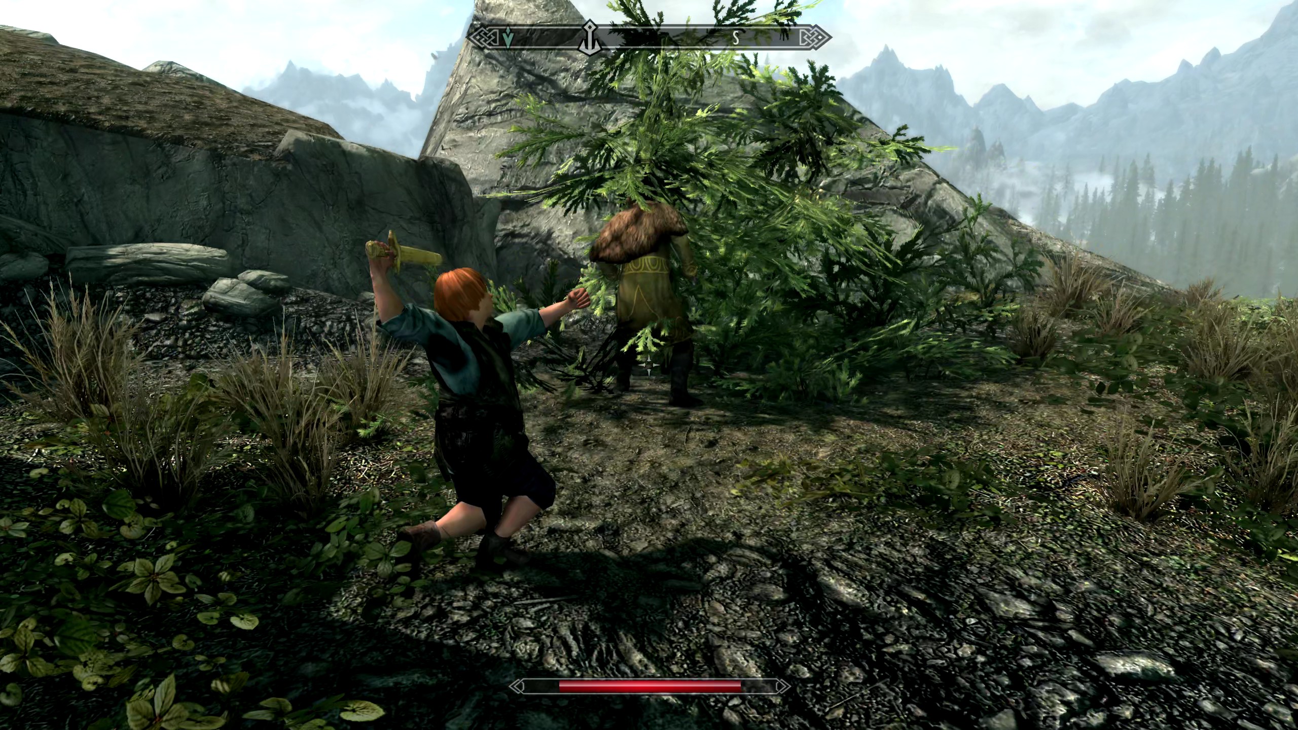 Rufus attacks a civilian.