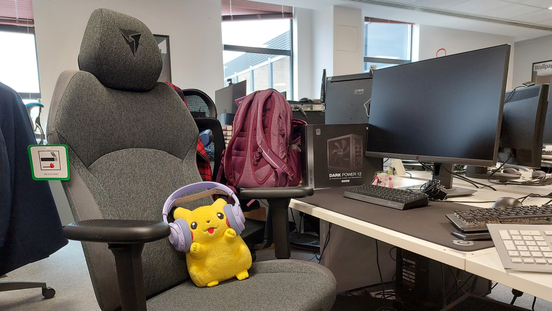 The ThunderX3 Solo 360 Loft Air gaming chair from various angles.