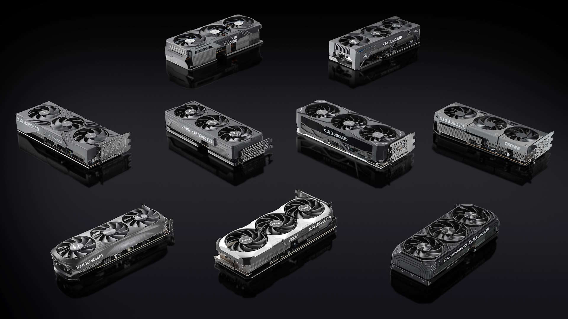 Nvidia RTX 4080 Super cards