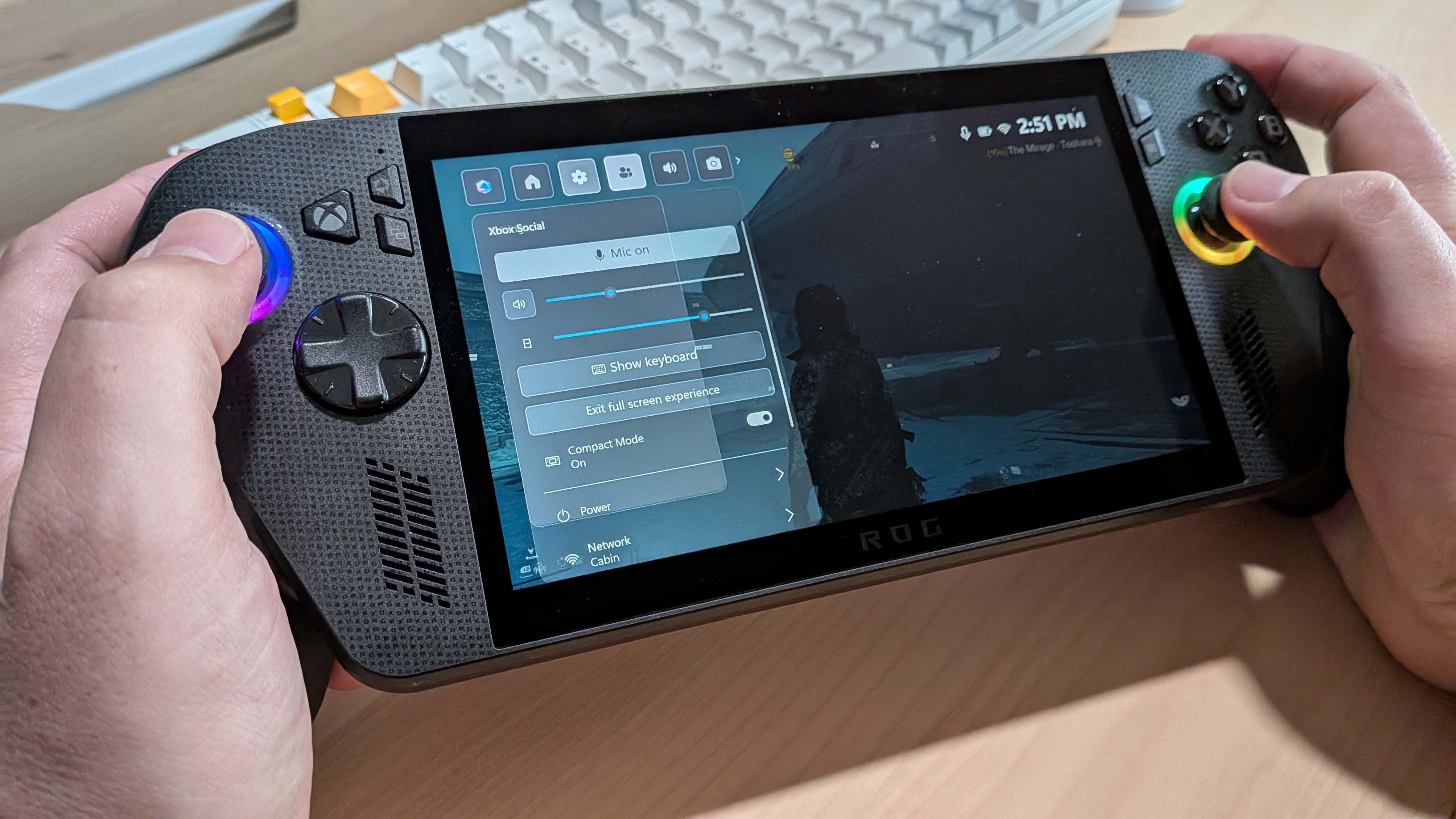 Asus ROG Xbox Ally X handheld gaming PC