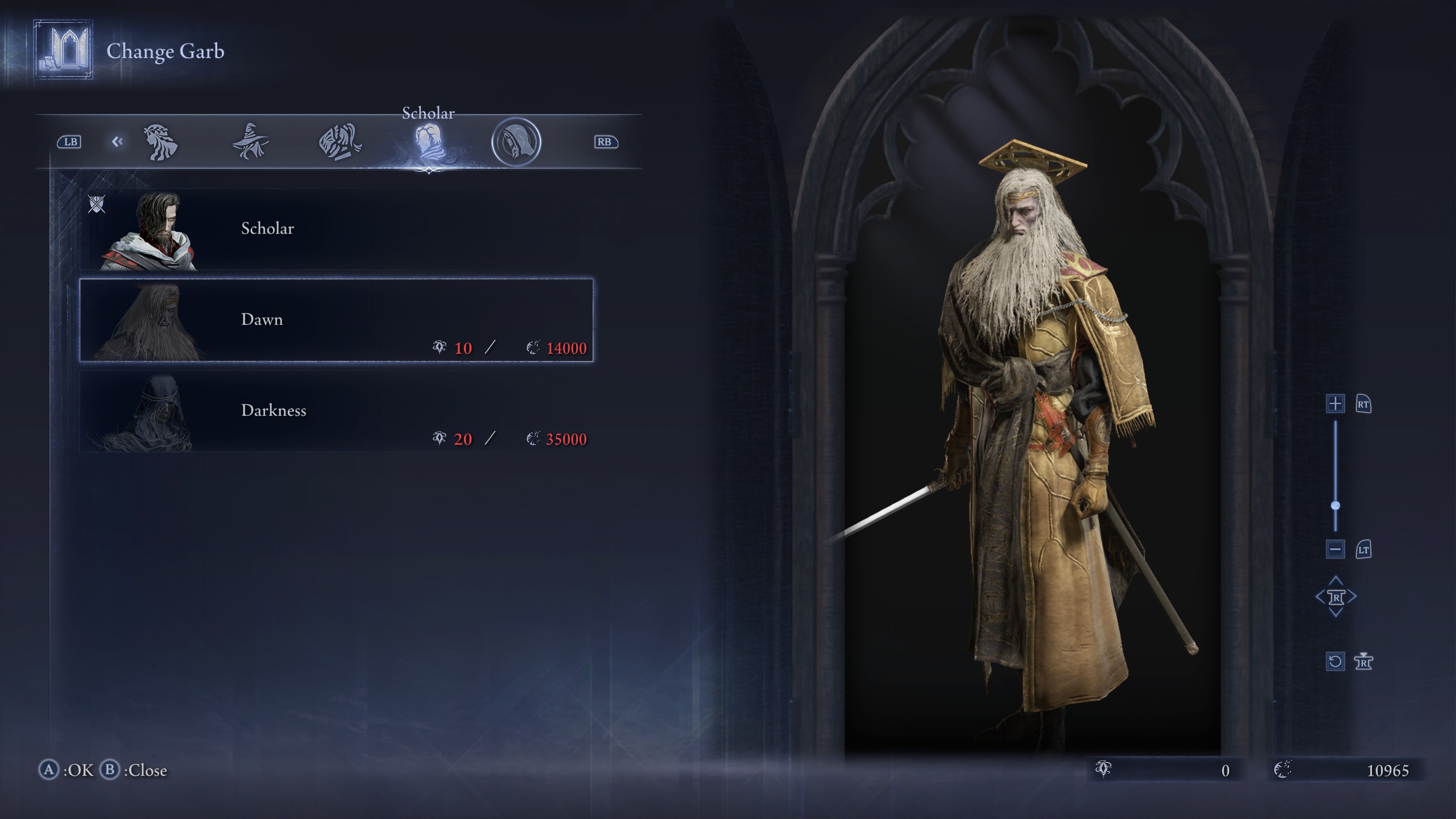 Elden Ring Nightreign DLC skins - Scholar Dawn