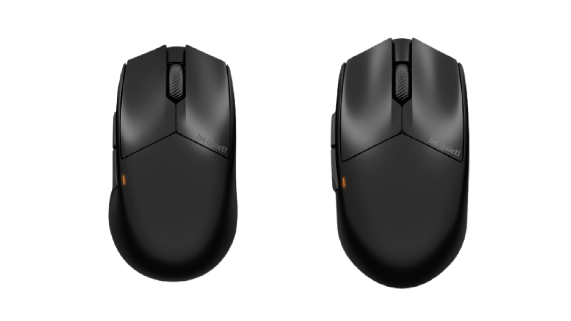 Be Quiet! Dark Perg Ergo (on the left) and Dark Perk Sym (on the right) on a white background