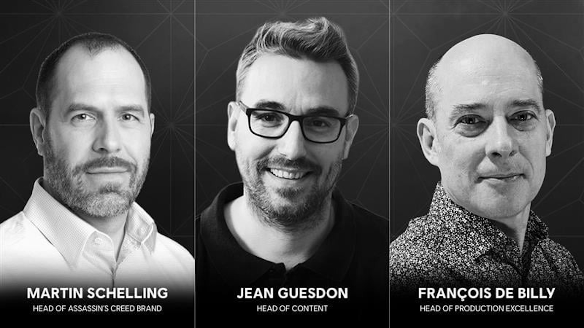 Composite photo of Martin Schelling, Jean Guesdon, and Francois De Billy