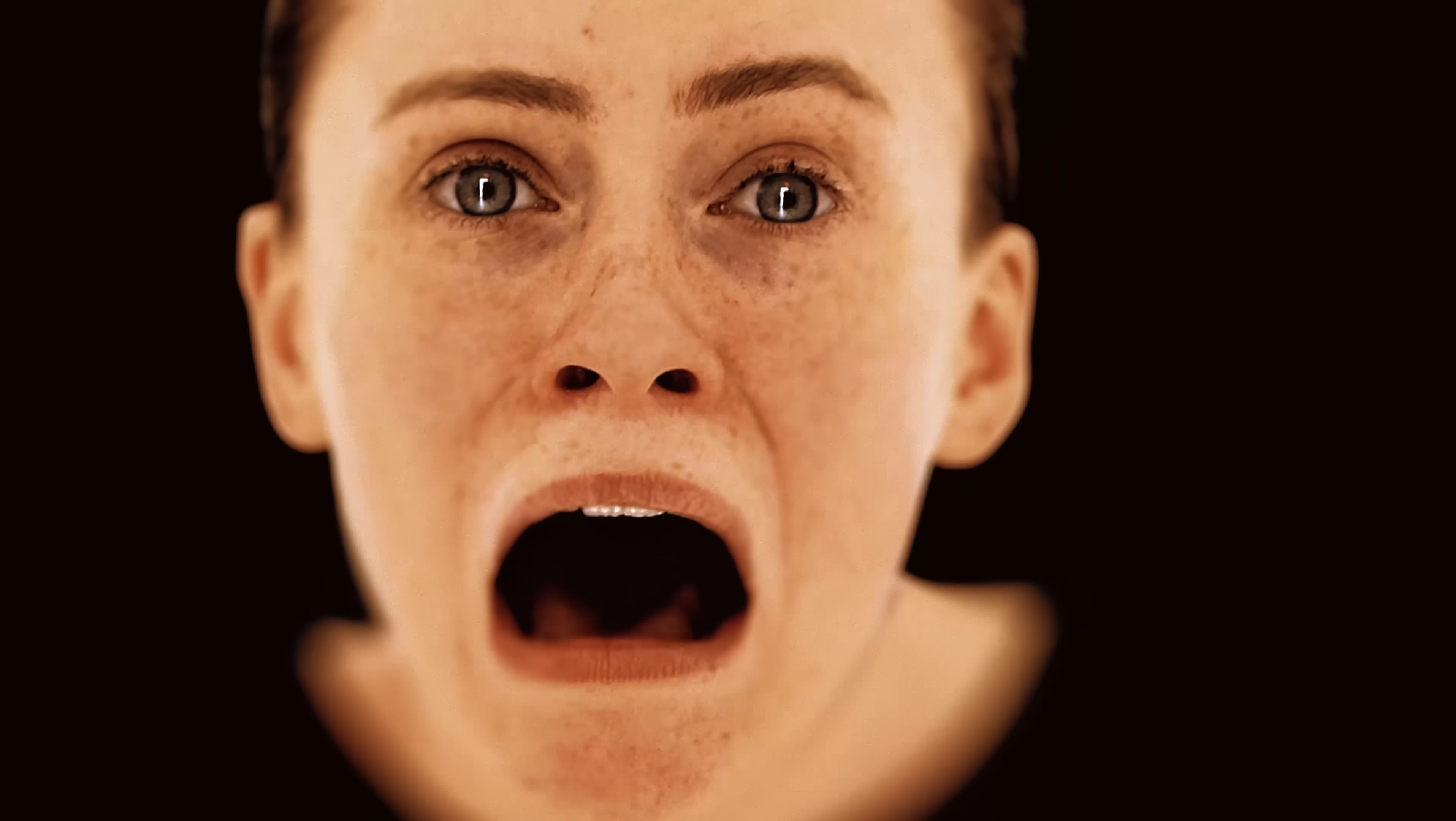 OD trailer still - woman screaming
