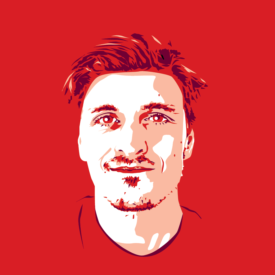 PC Gamer's Managing Editor, Hardware, Jacob Ridley on a colourful background and with effect applied.