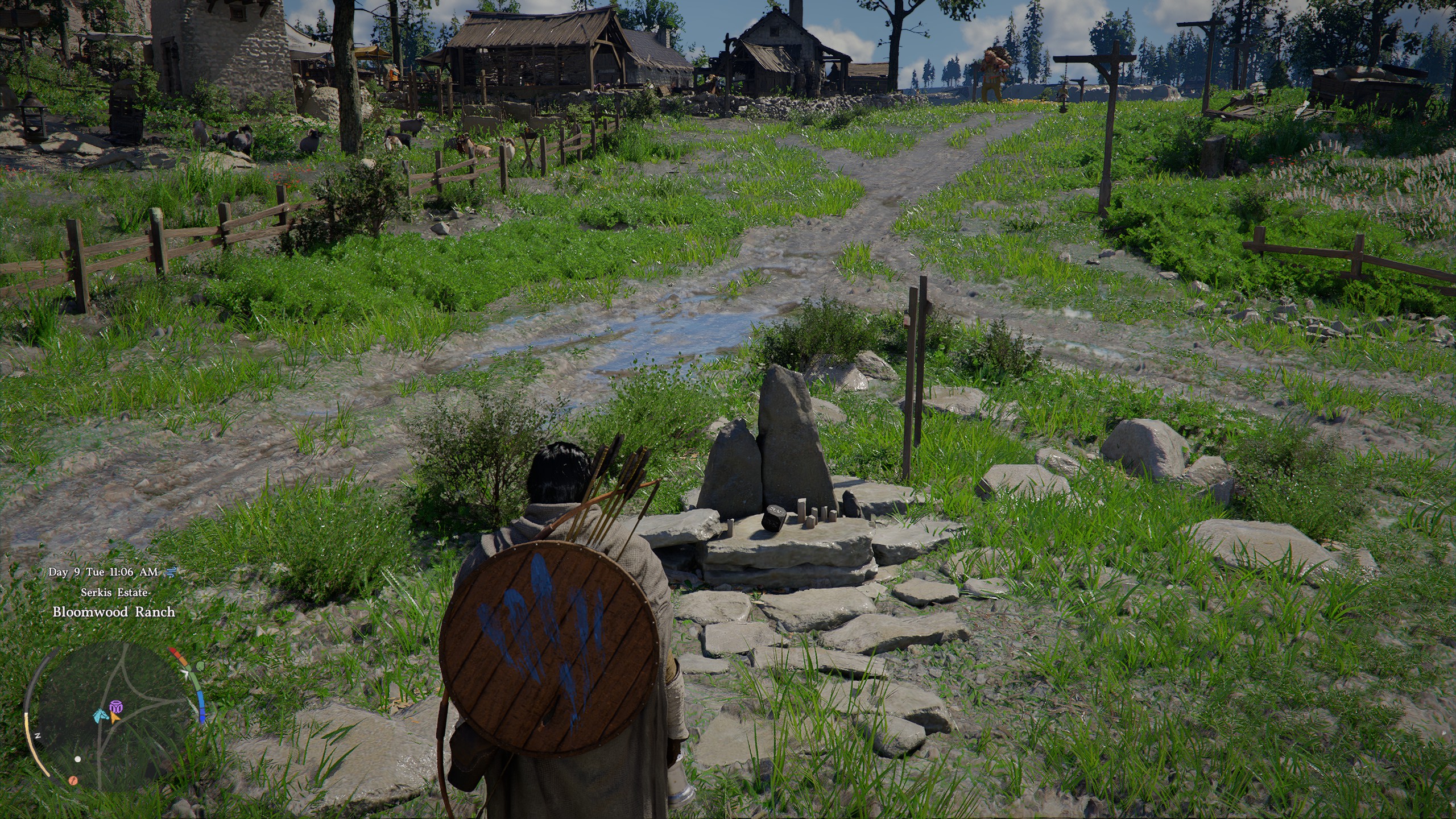 Crimson Desert Sealed Abyss Artifact at road shrine