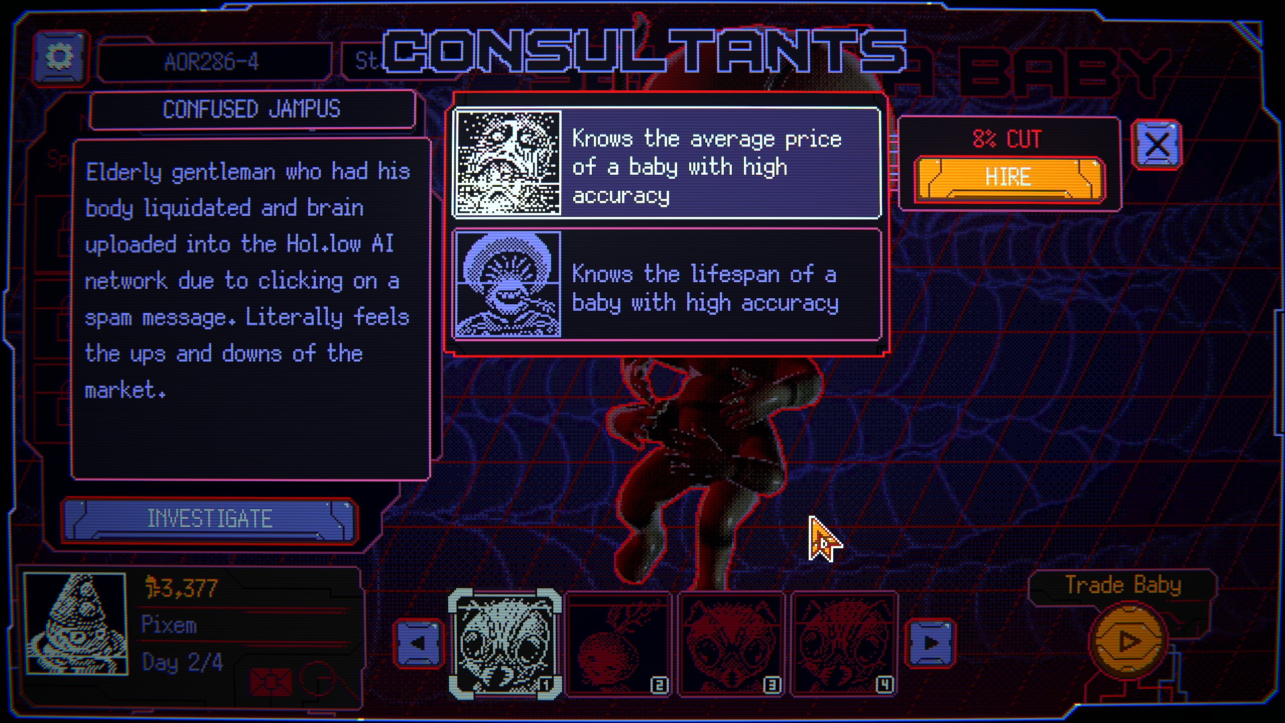 Picking a baby stocks advisor.