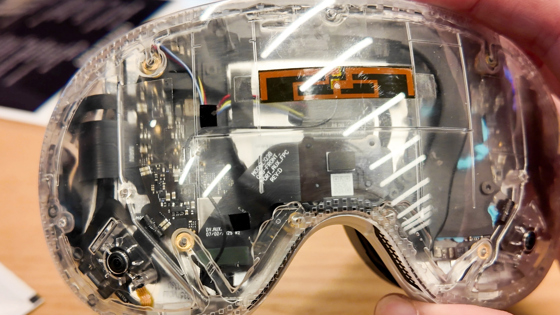 Hands-on with Valve's new VR headset, the Steam Frame, during an interview at Valve HQ in Bellevue, Washington.