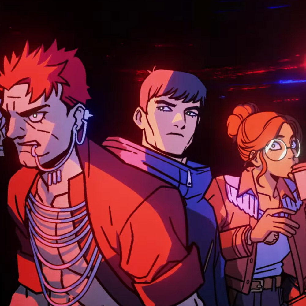 Three characters from the 2D RPG Demonschool