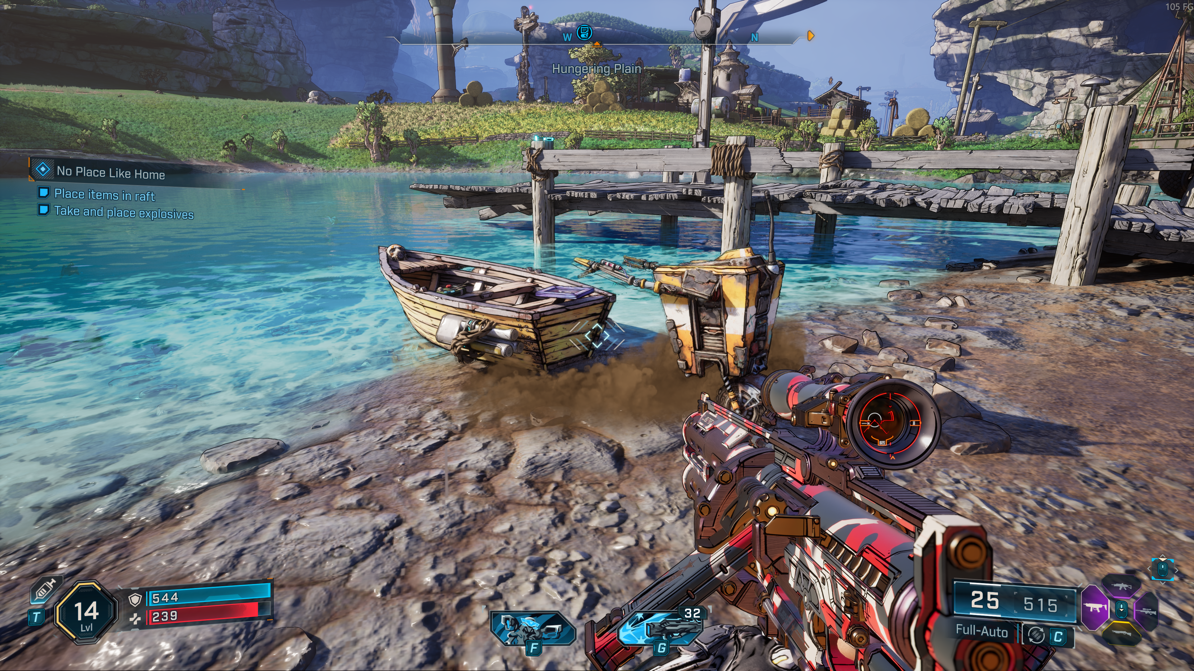 Claptrap quite literally pushing the boat out in Borderlands 4