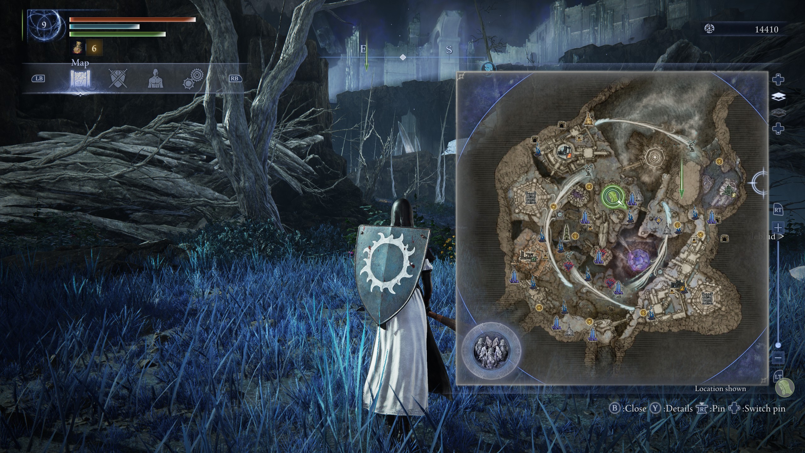 Elden Ring Nightreign - Crystals on map