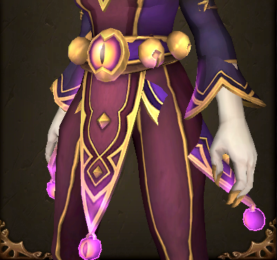 Several examples of items clipping in World of Warcraft: Midnight.