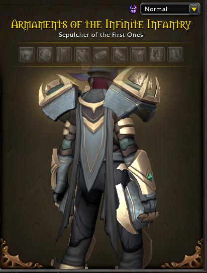 Several examples of items clipping in World of Warcraft: Midnight.