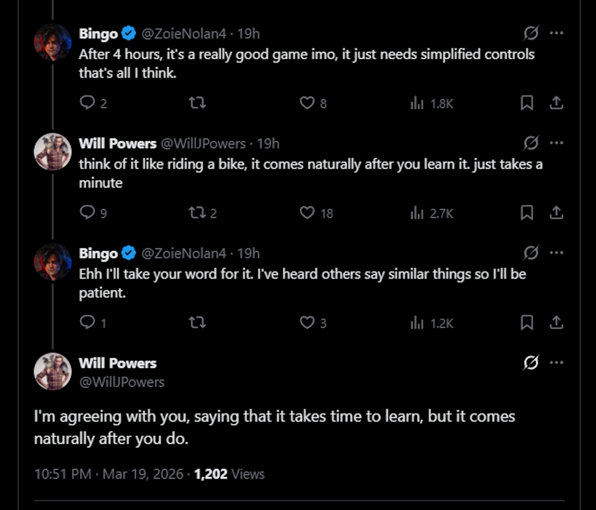 Think of it like riding a bike, it comes naturally after you learn it, just takes a minute