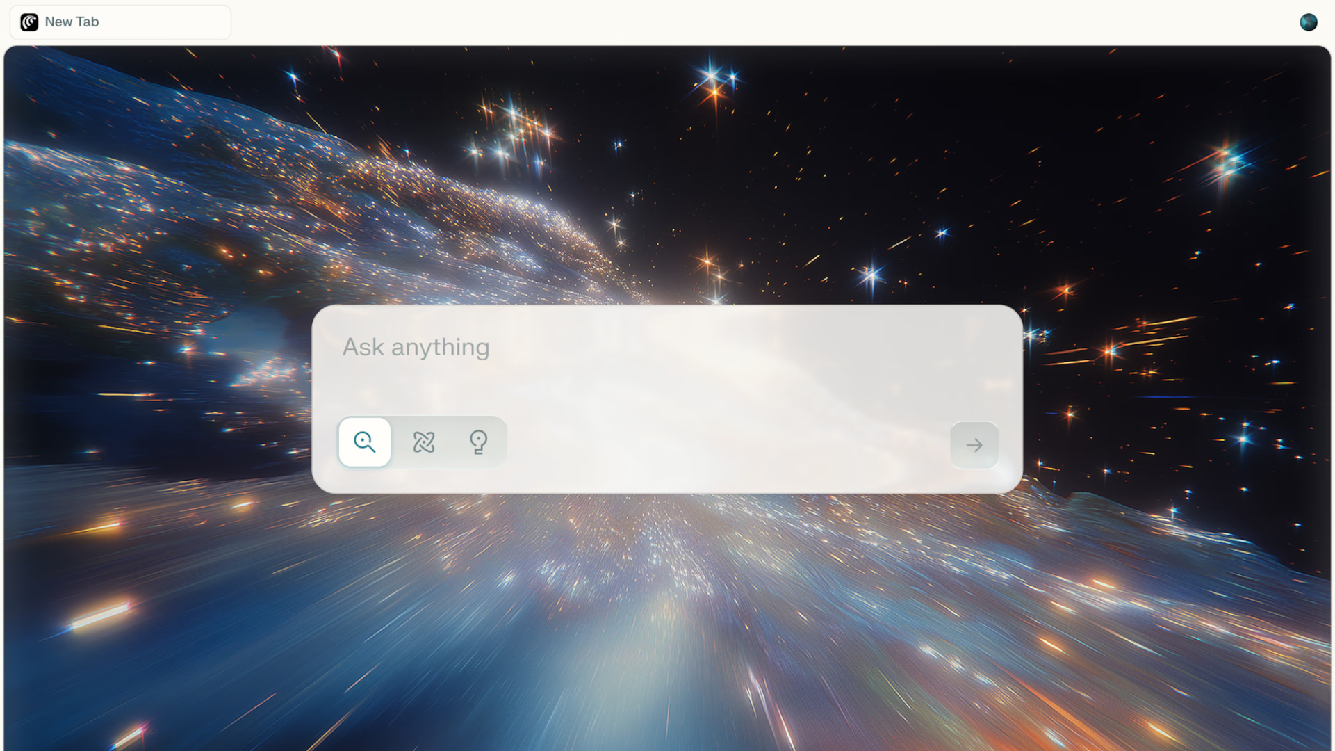 A promotional image of Perplexity's AI-infused browser called Comet