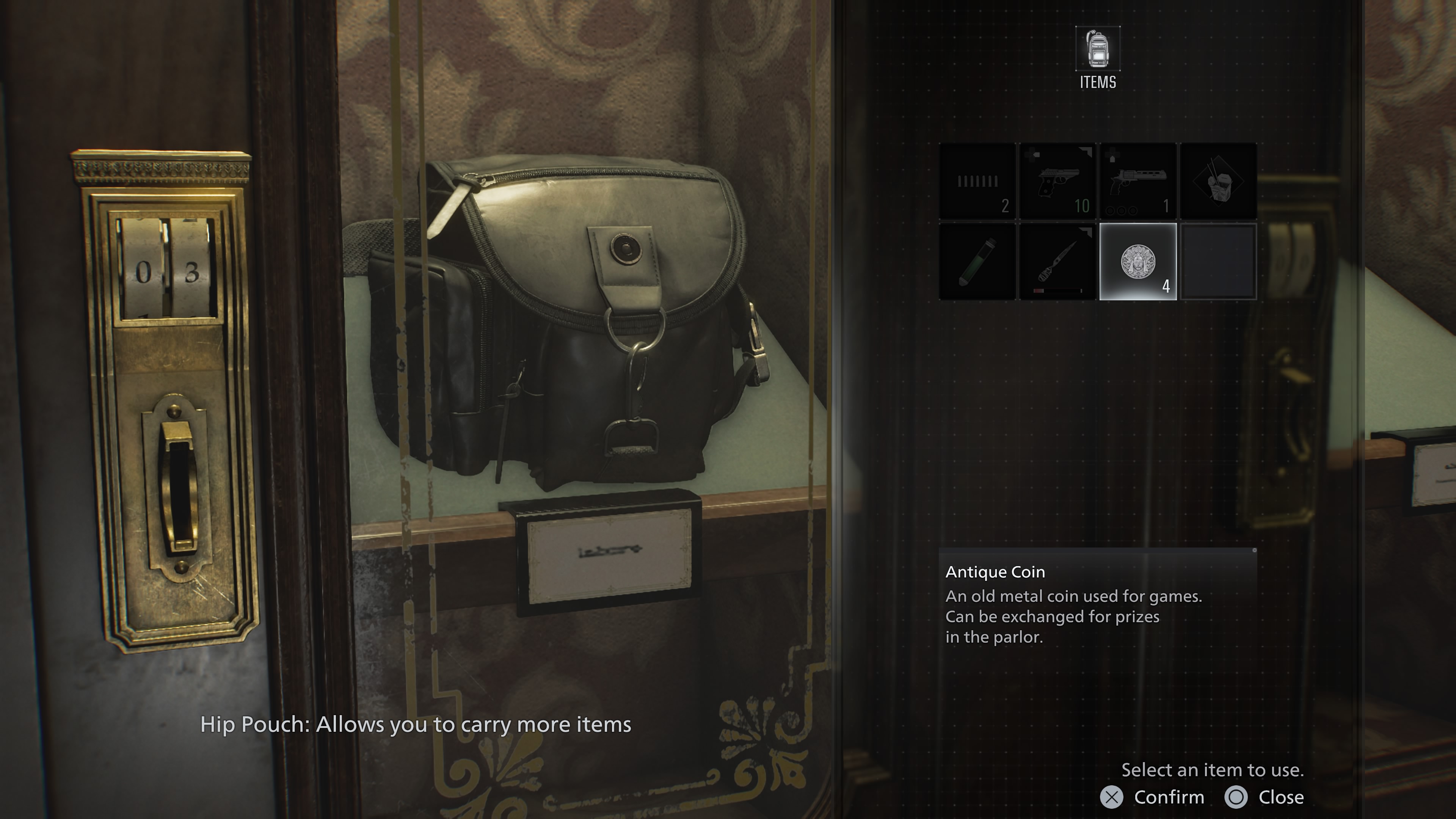 Resident Evil Requiem inventory - Hip Pouch