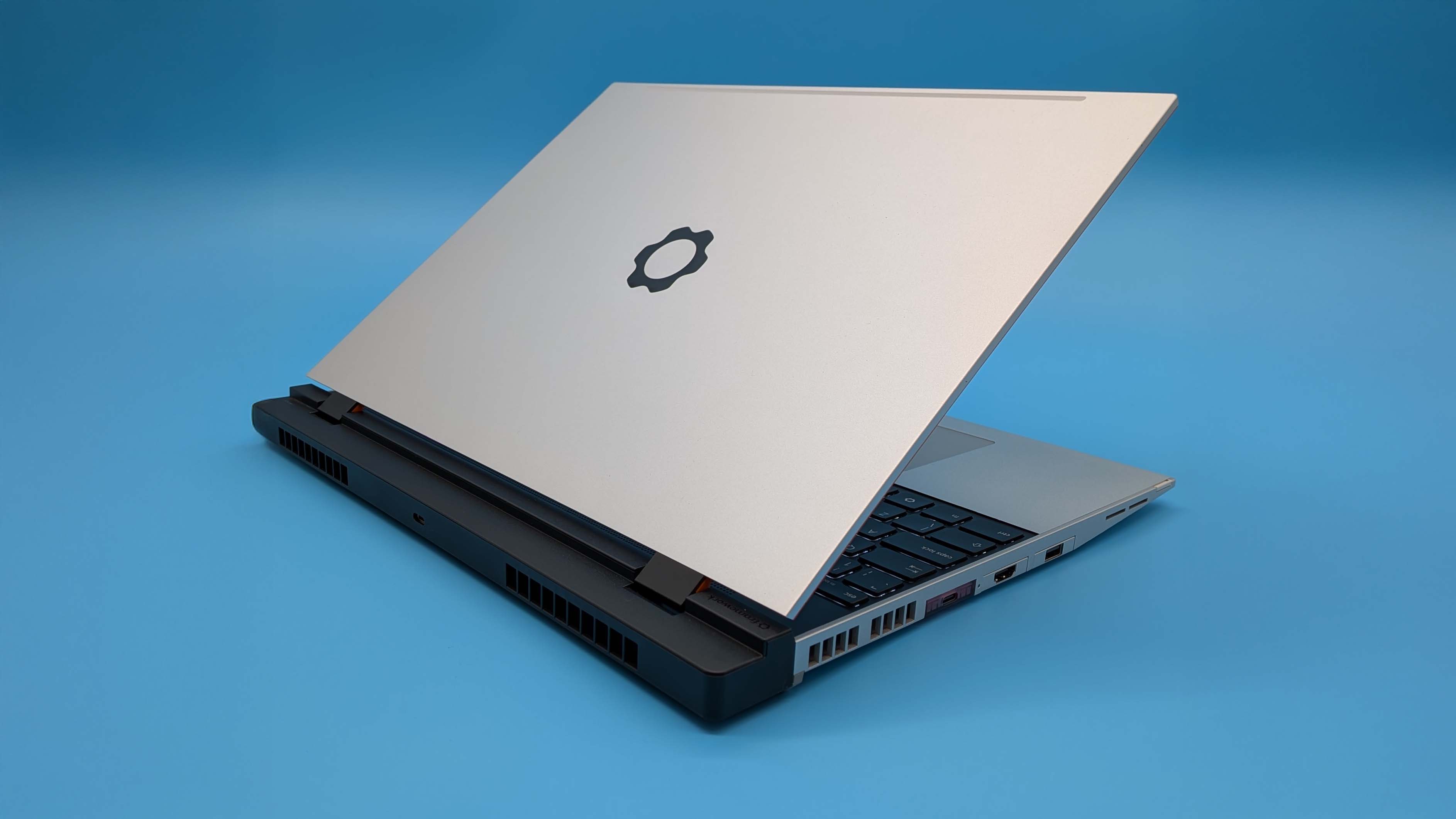 Framework 16 gaming laptop with the RTX 5070 mobile GPU upgrade module