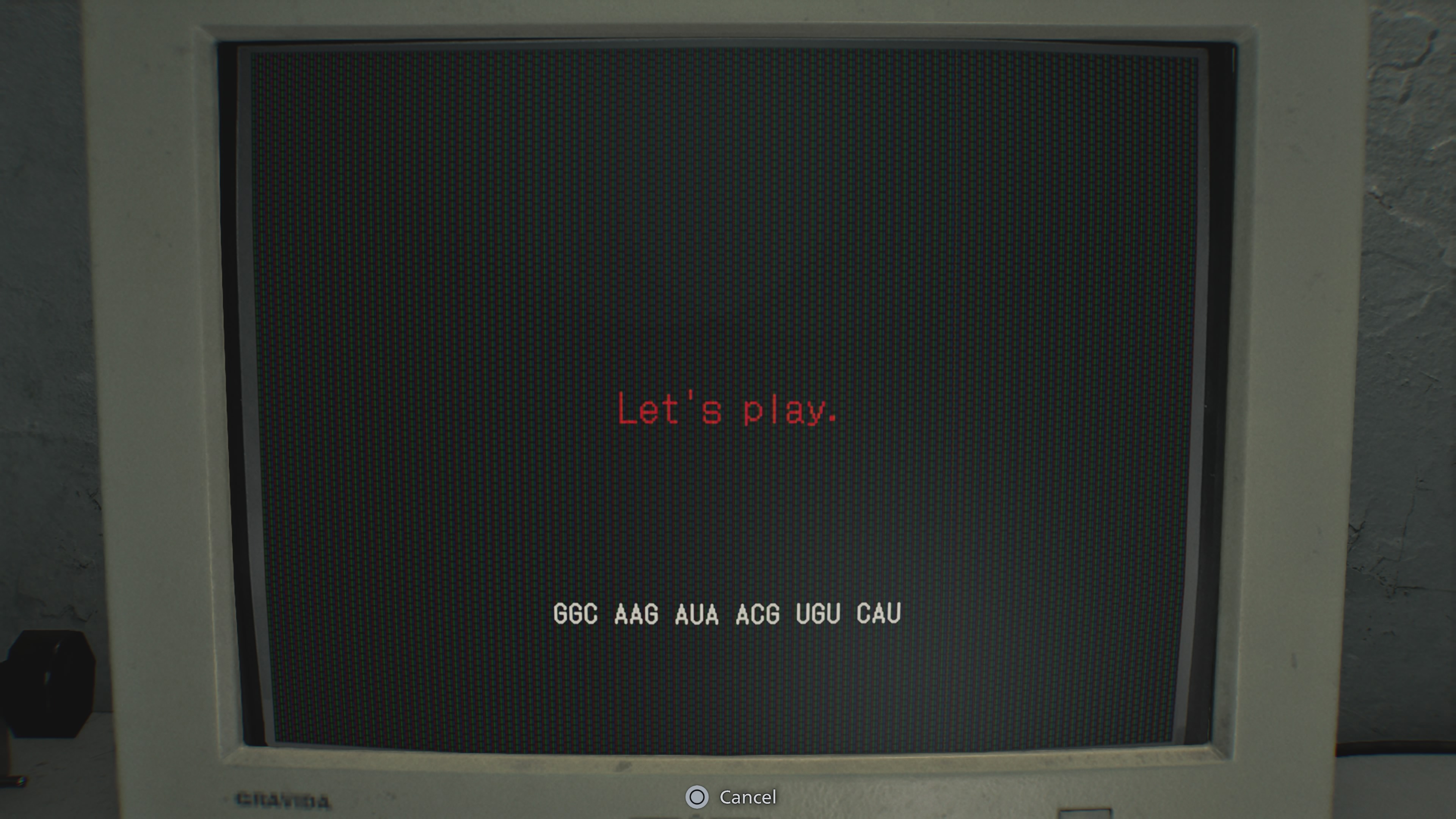 Resident Evil Requiem severed hand message