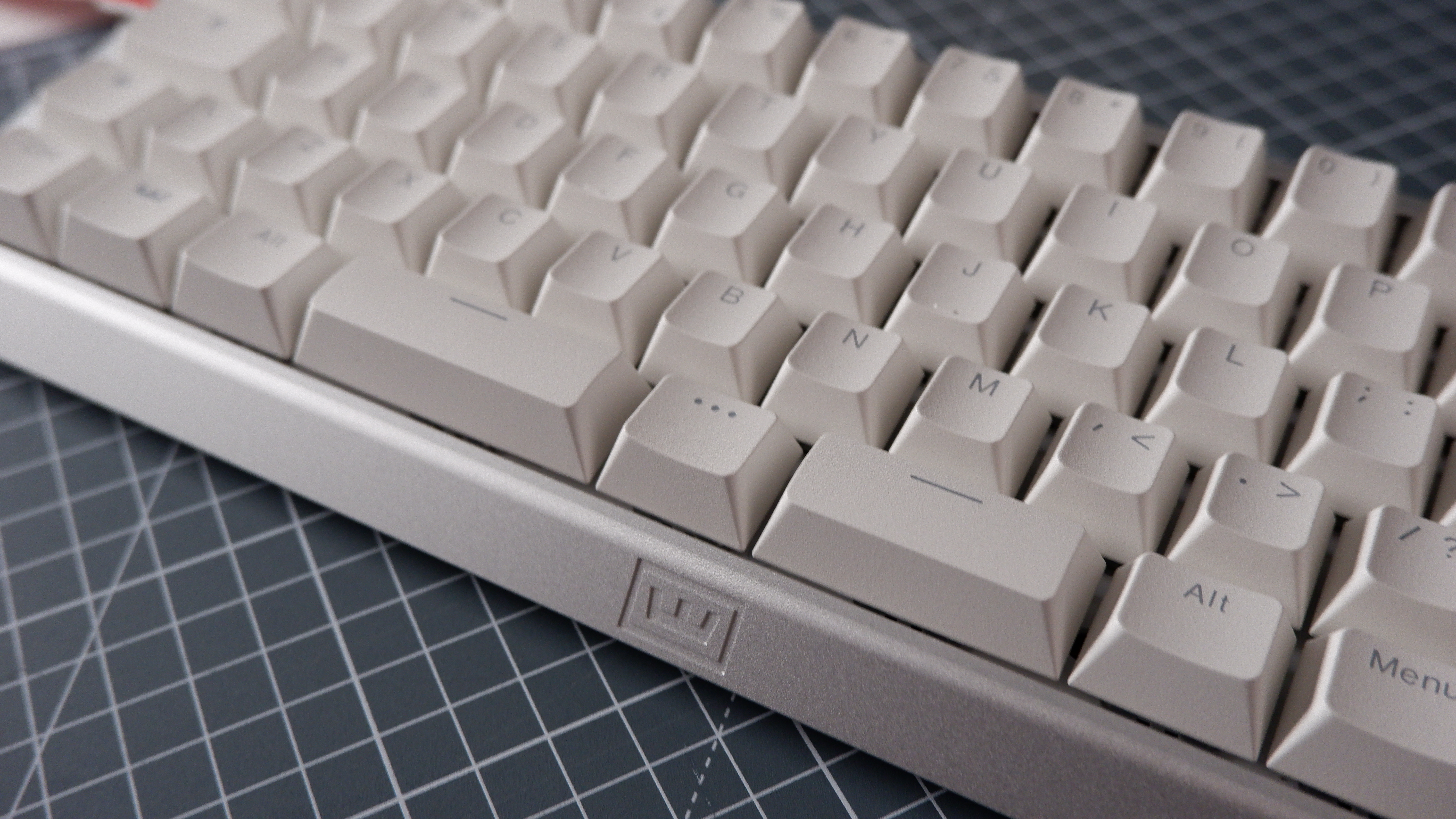 The Wooting 60HE v2 at various stages of being built.