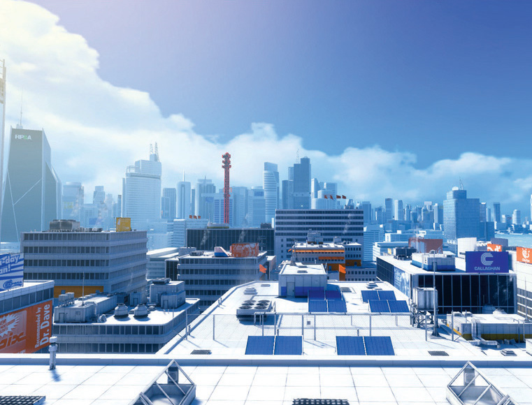 Mirror's Edge jumping puzzles