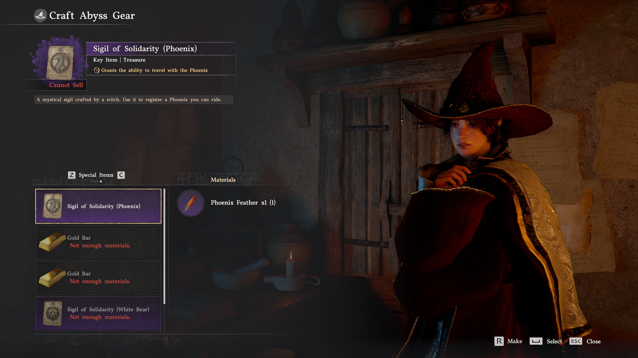 Crimson Desert Phoenix - Witch