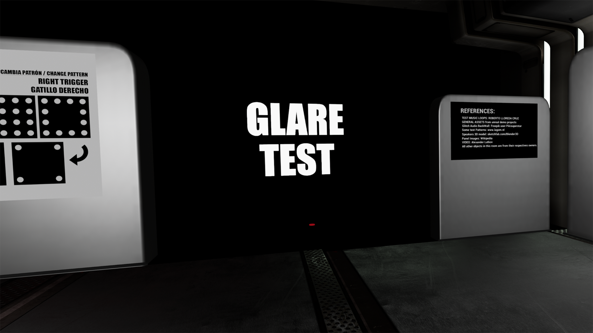 The Pimax Crystal Super tested in testhmd's glare test.