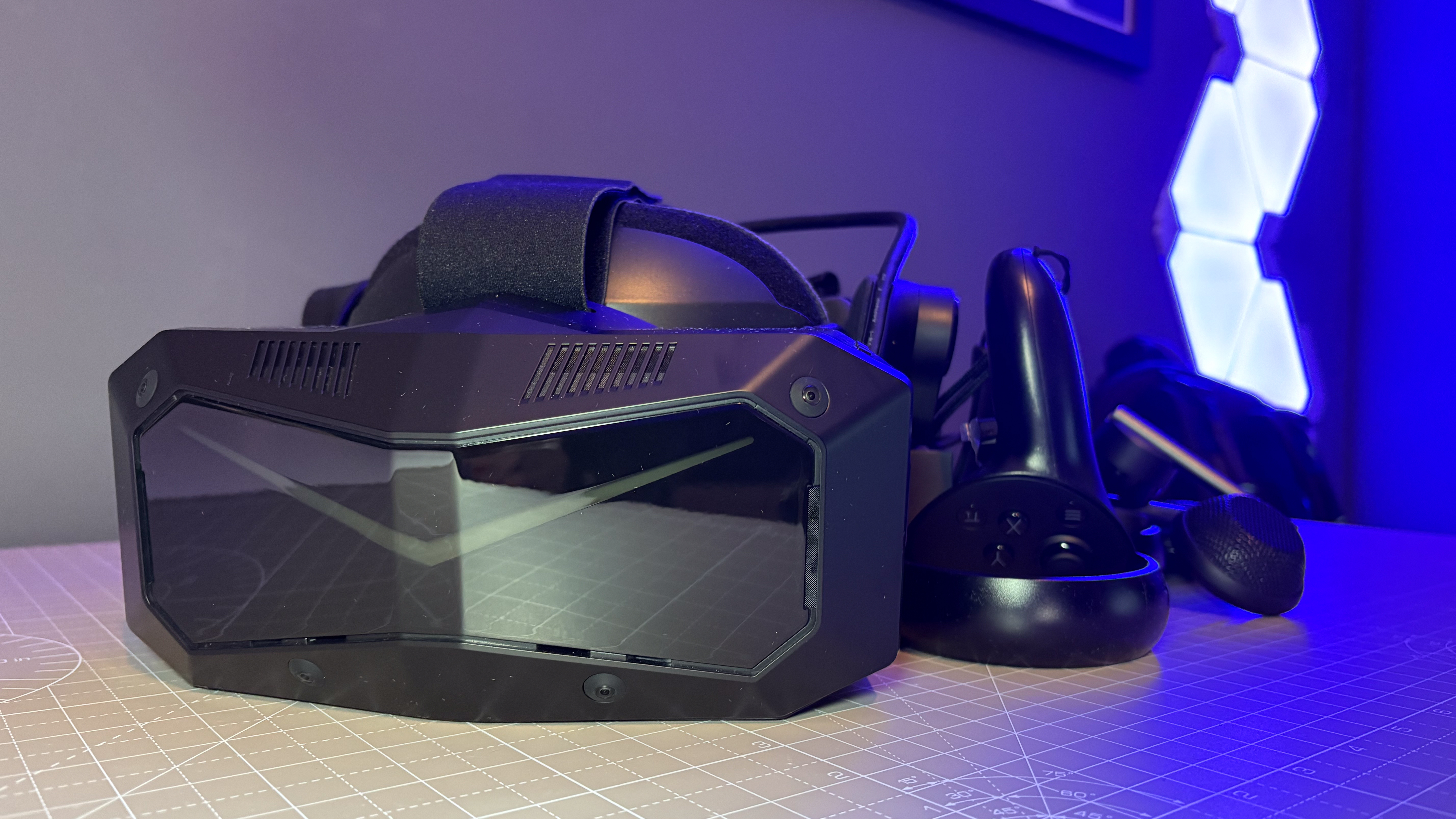 The Pimax Crystal Super with the Micro-OLED and QLED optical engines.