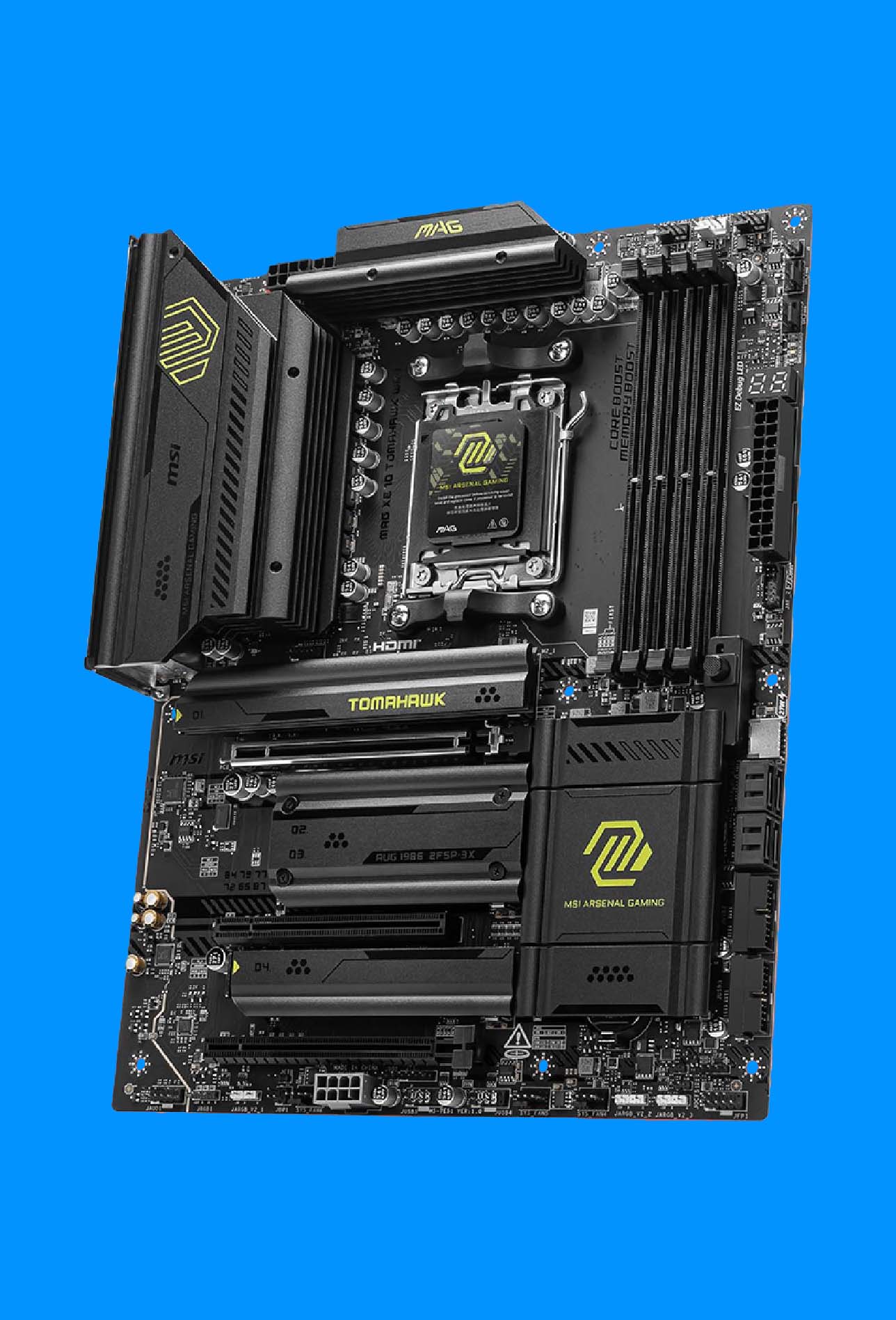 MSI MAG X870 Tomahawk WiFi AMD motherboard