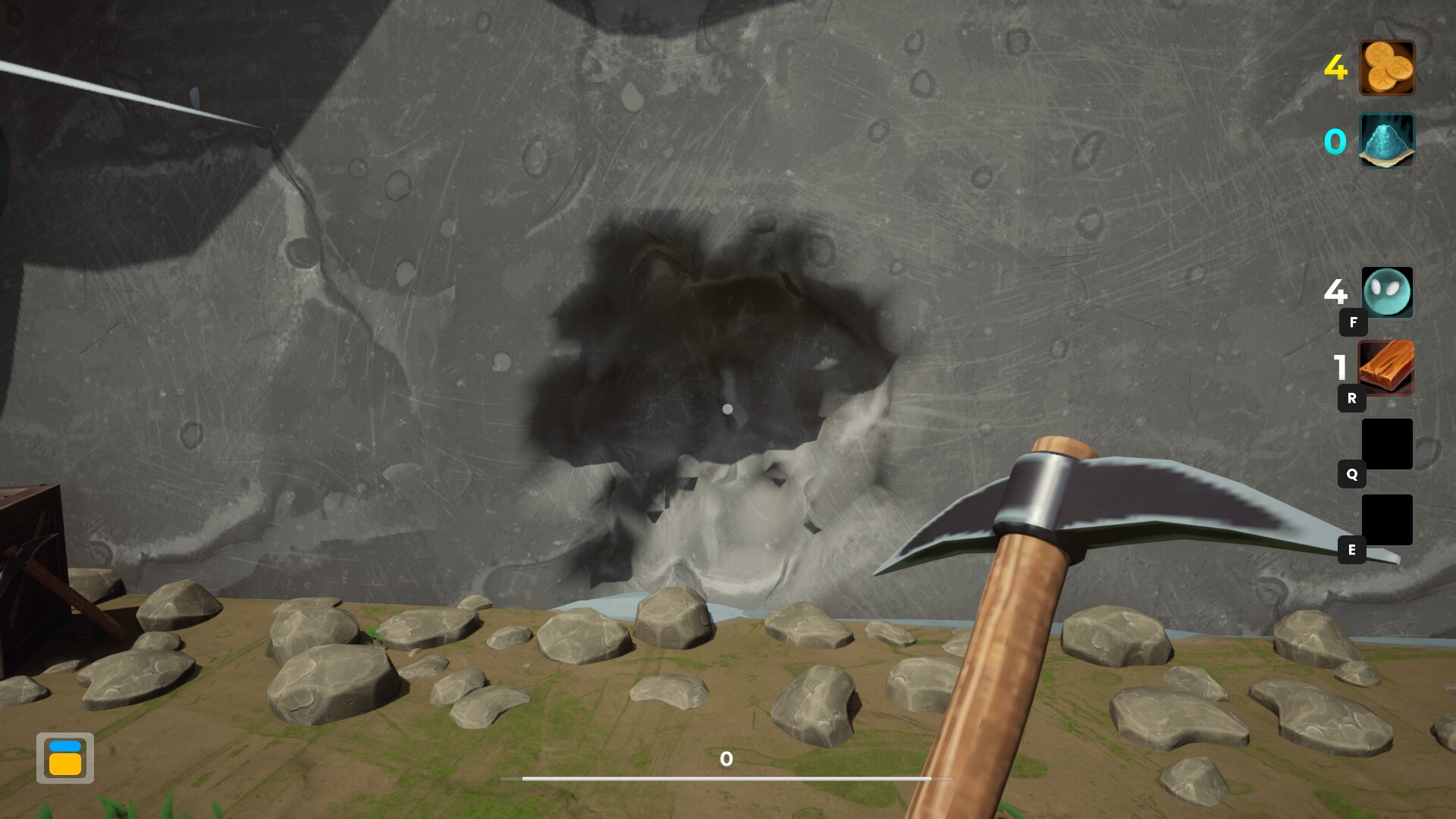 Mining the mountain side