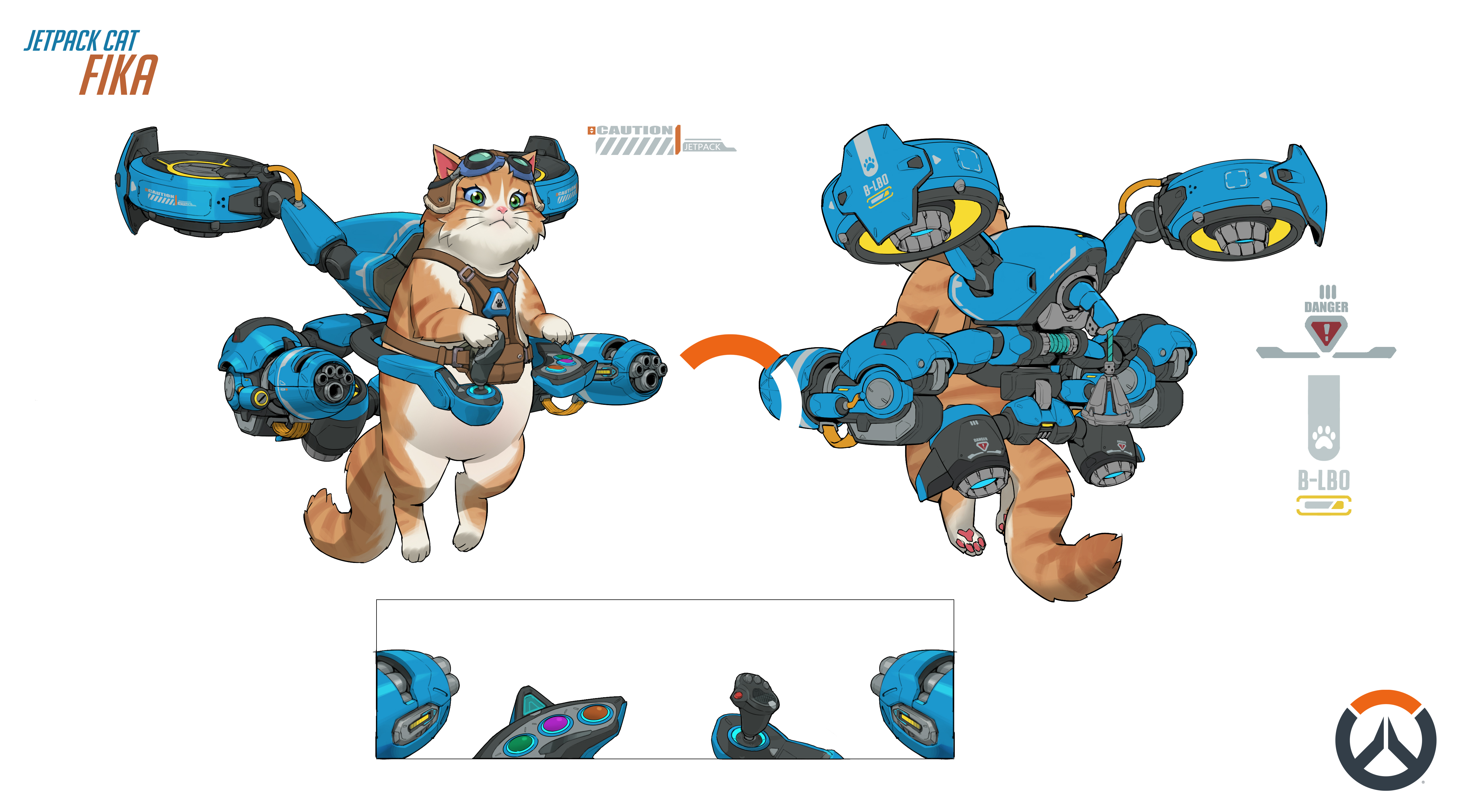 Jetpack Cat concept art