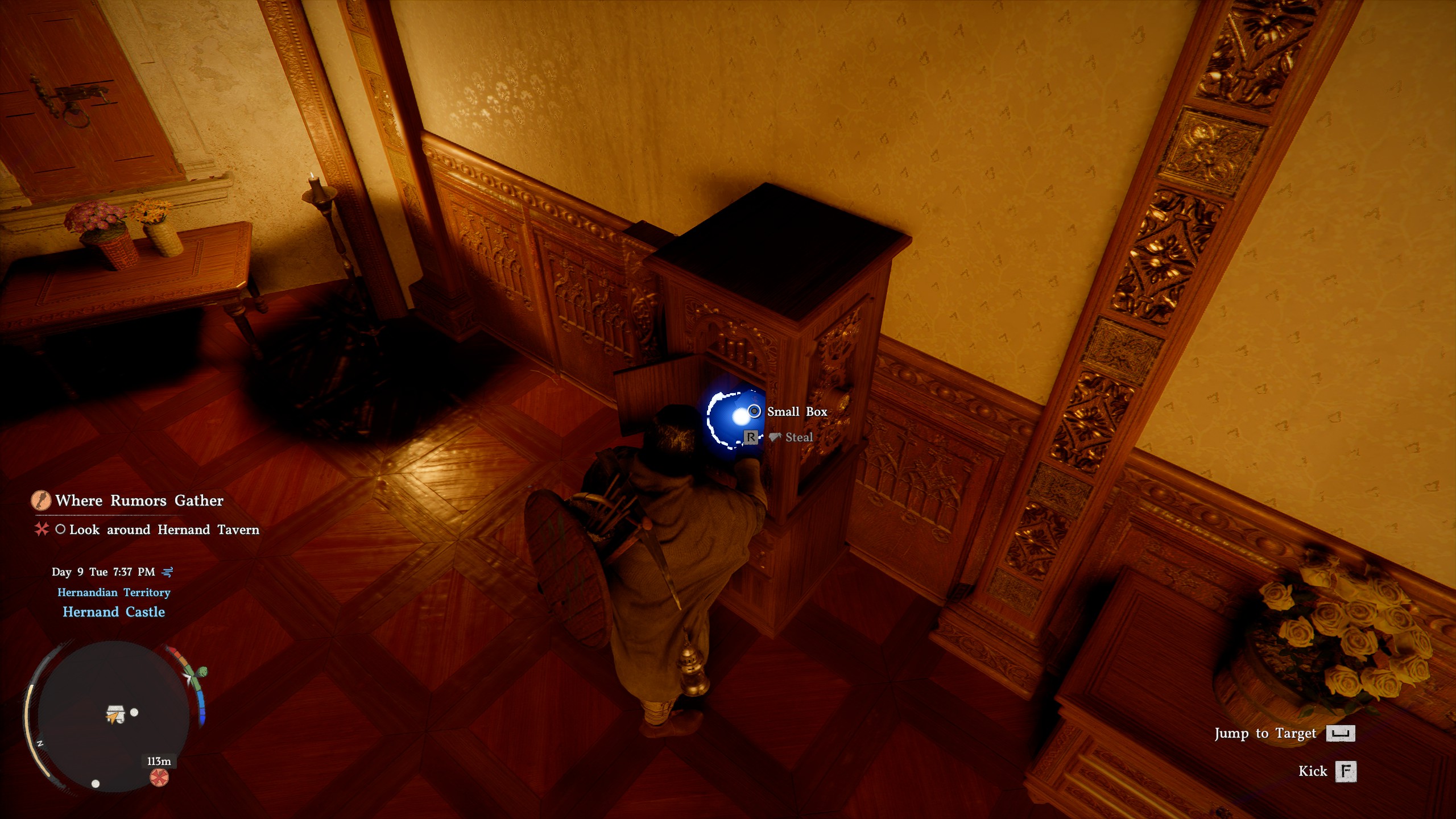 Crimson Desert Hernand Castle Strongbox - Stealing 