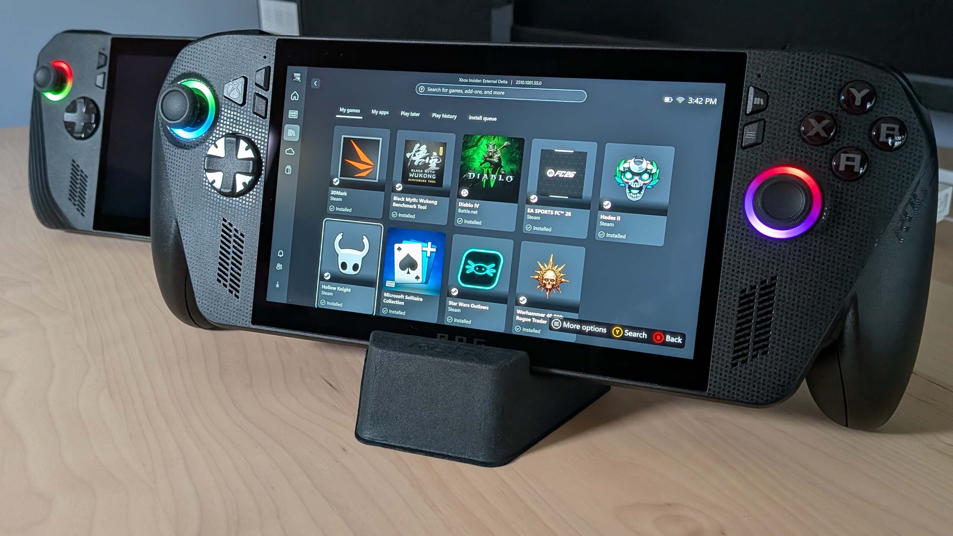 Asus ROG Xbox Ally X and ROG Ally X handheld gaming PCs