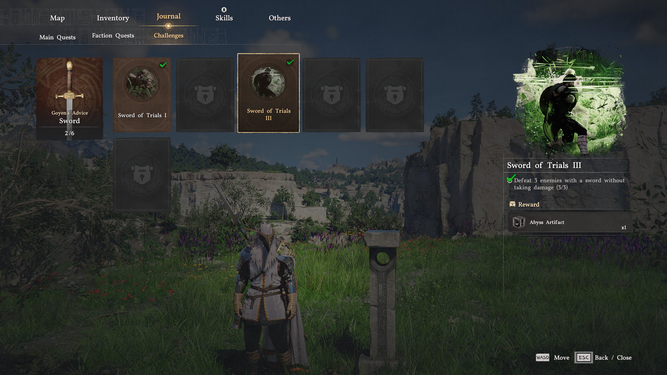 Crimson Desert Abyss Artifact from challenge