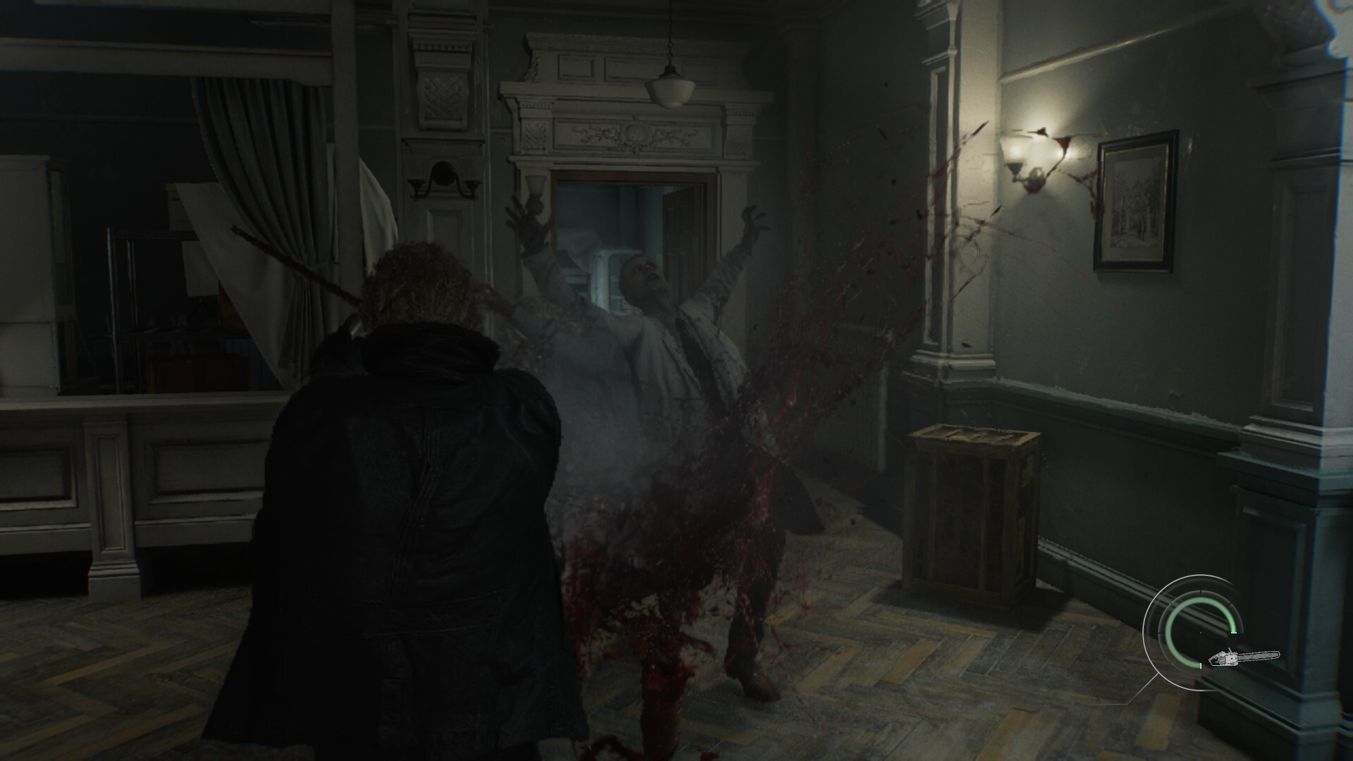 Killing zombies with the chainsaw