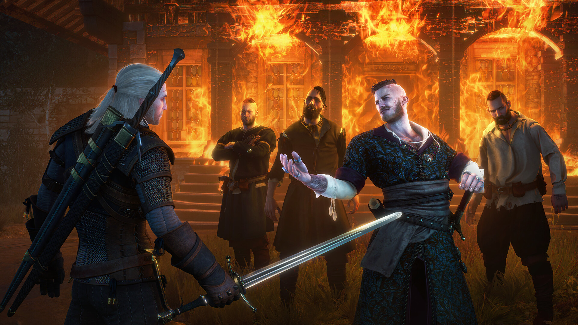 Geralt meeting Olgierd von Everec in Hearts of Stone.