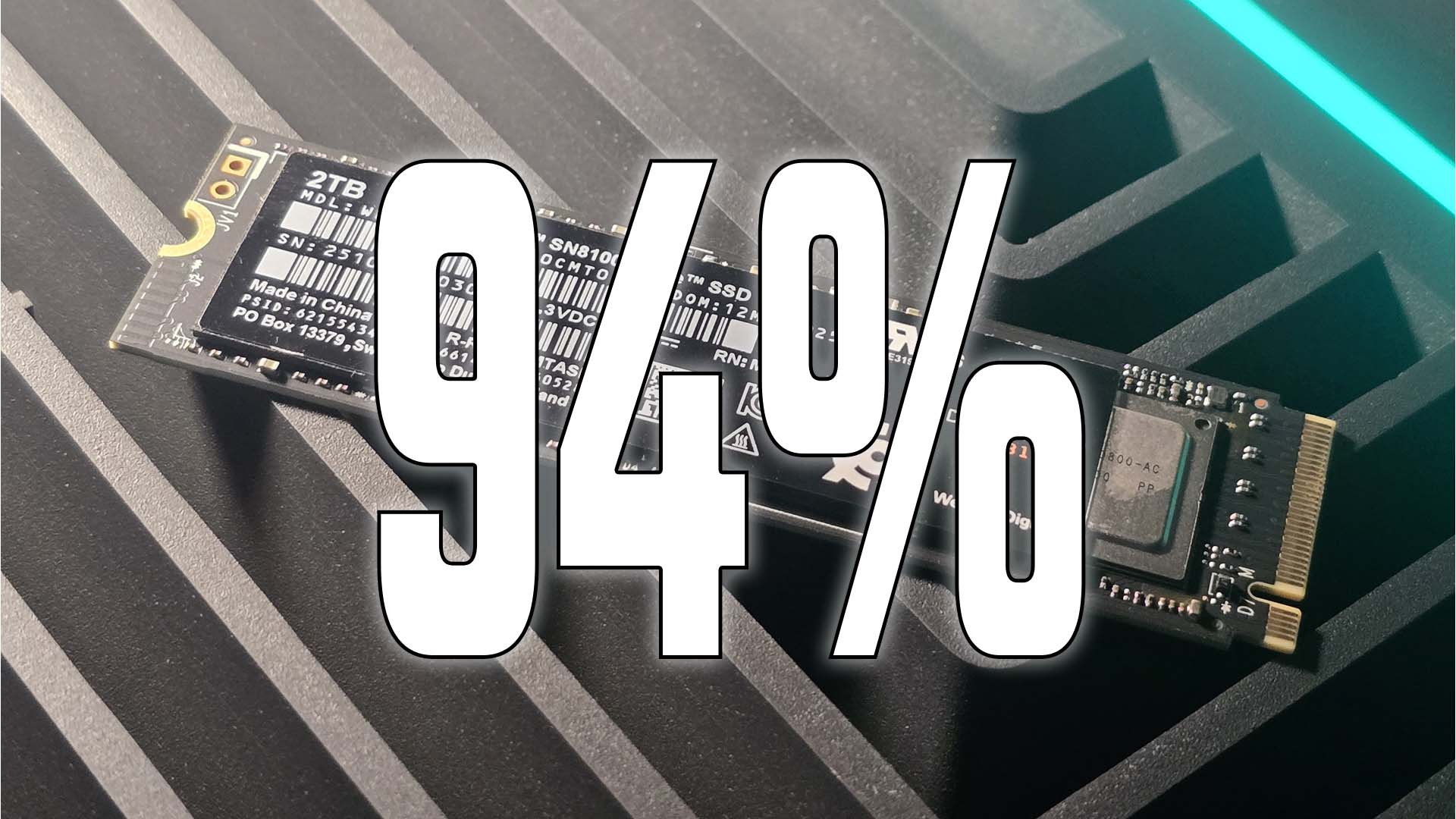 WD Black SN8100 SSD review score