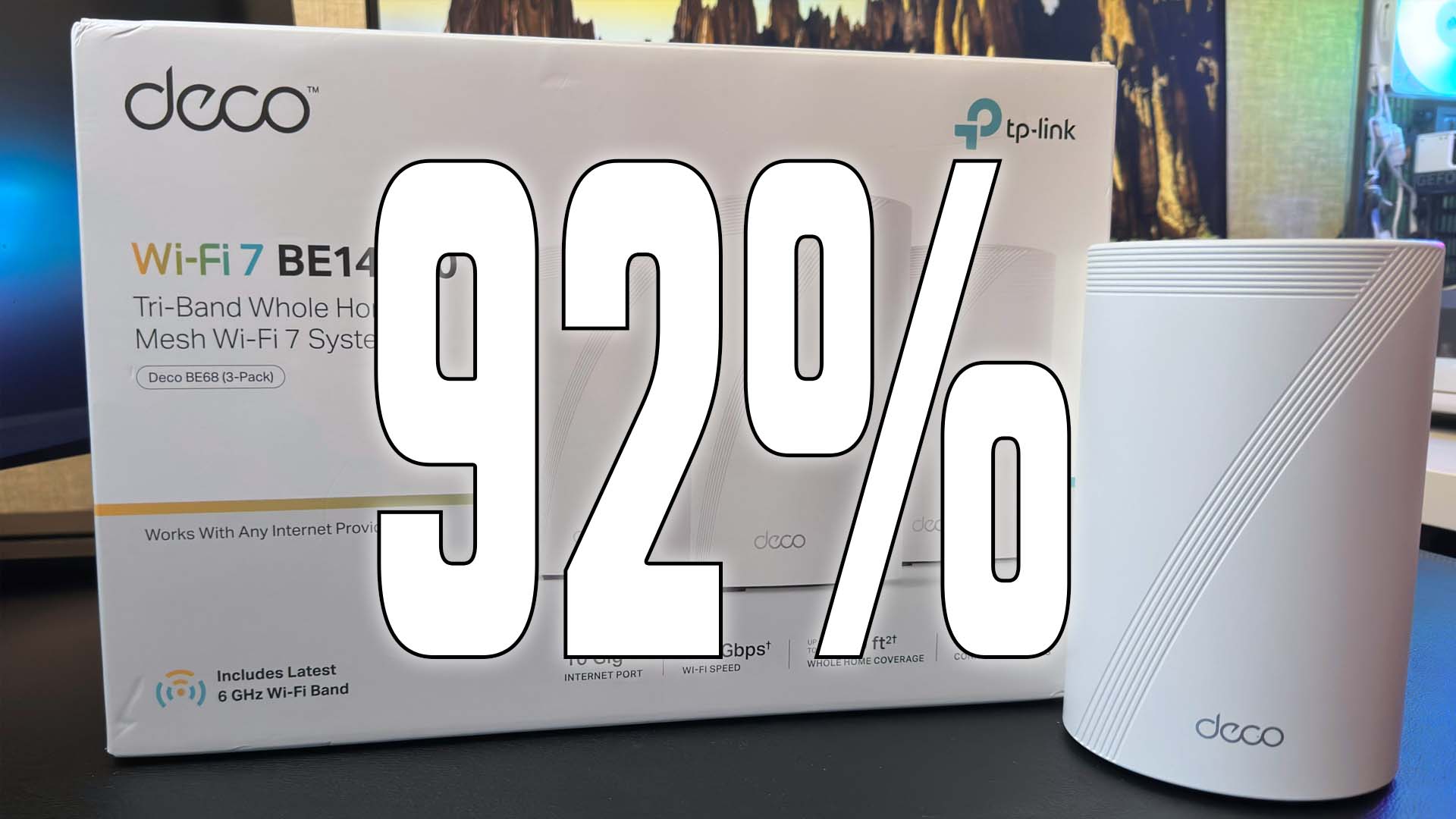 TP-Link Deco with review score