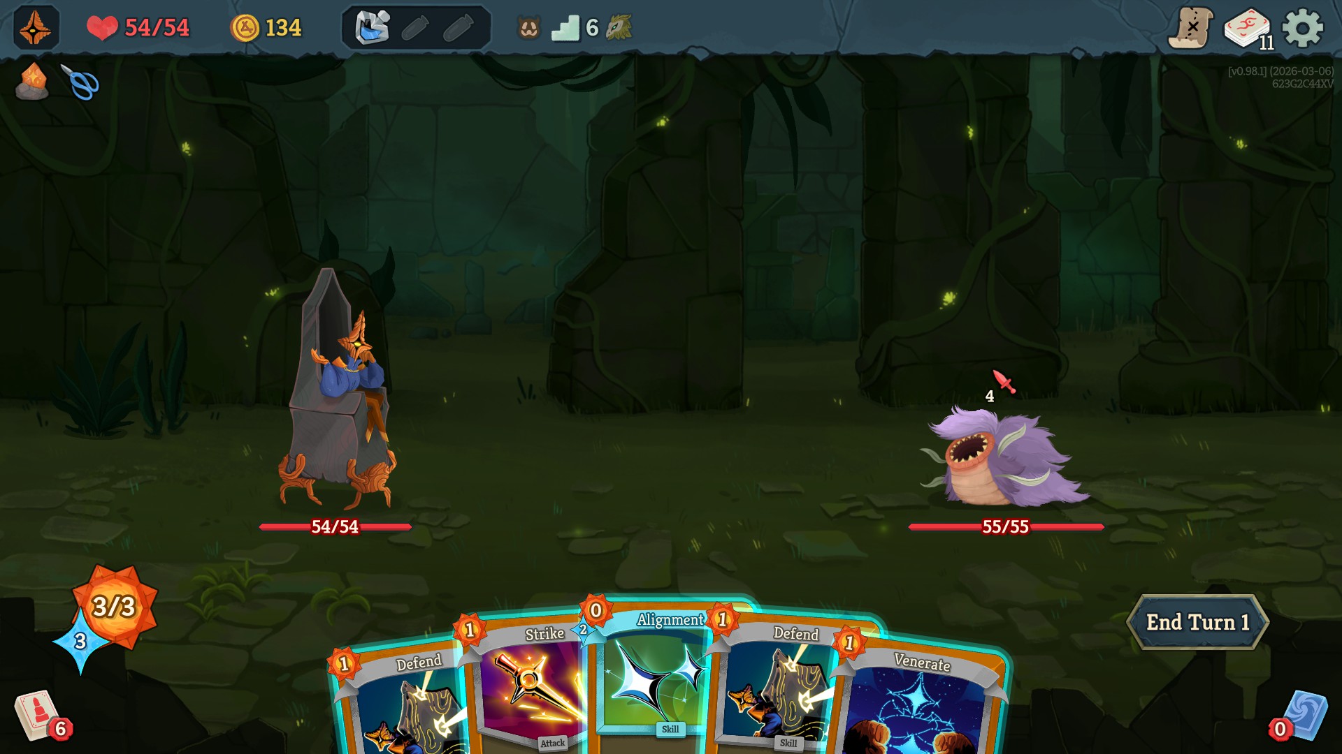 The Regent battling an enemy in Slay the Spire 2.