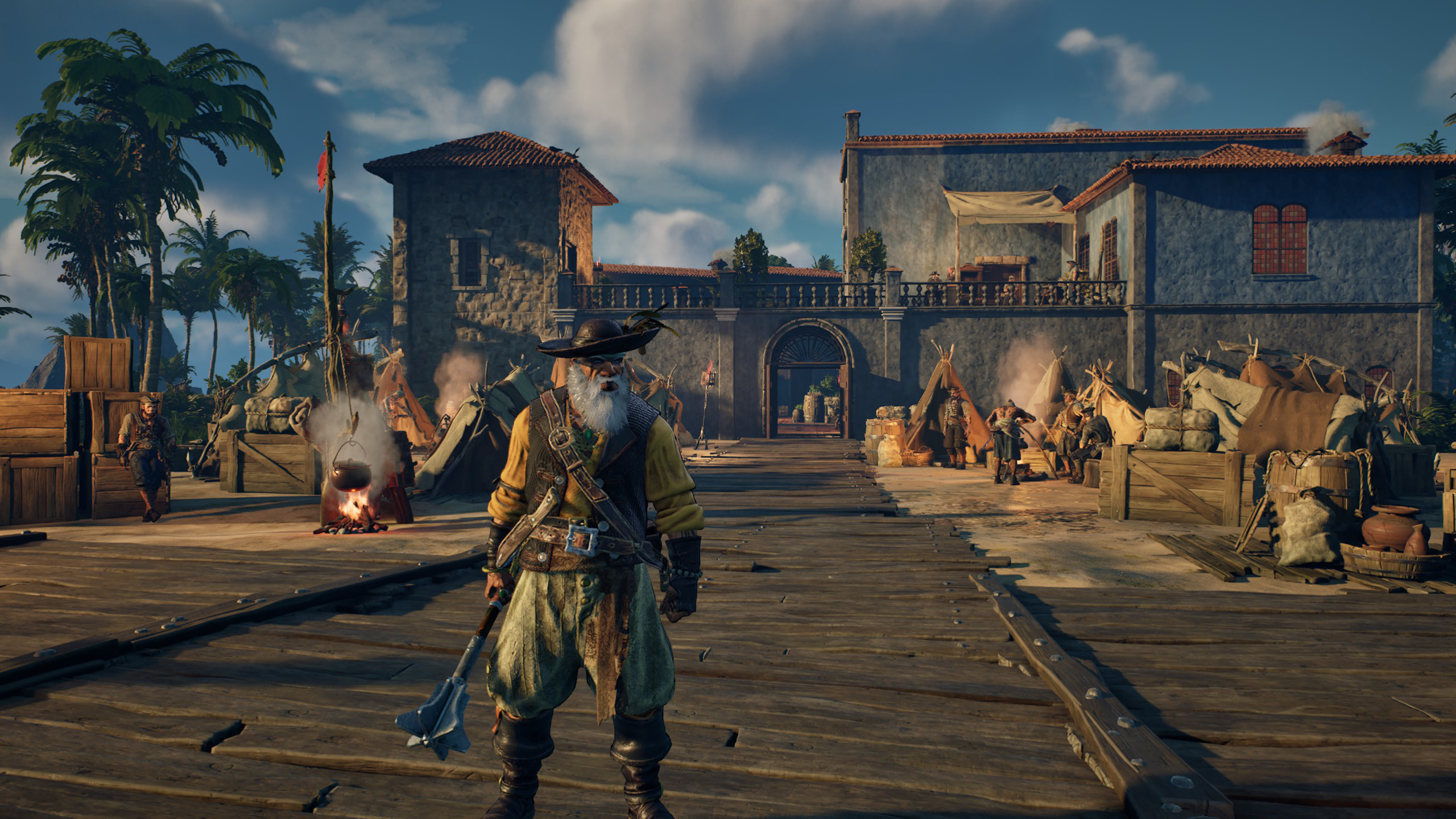 Pirates at a hideout