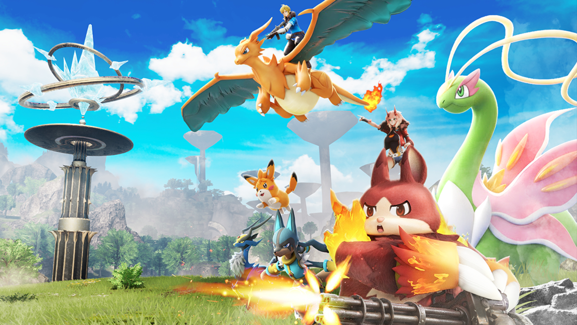 Pickmon key art showing just a mess of imitative character designs.