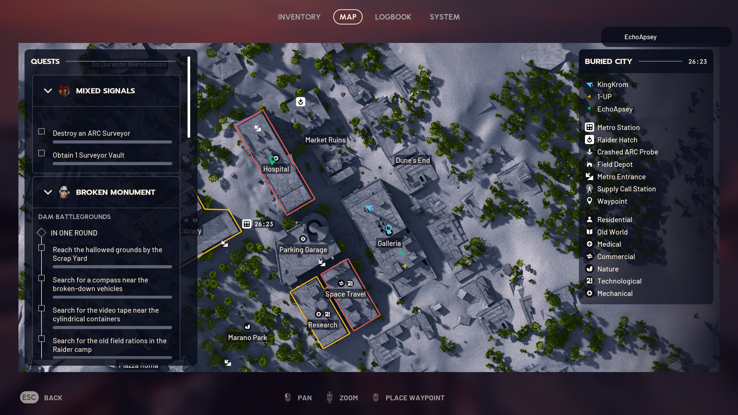 Arc Raiders Eyes in the Sky - Buried City