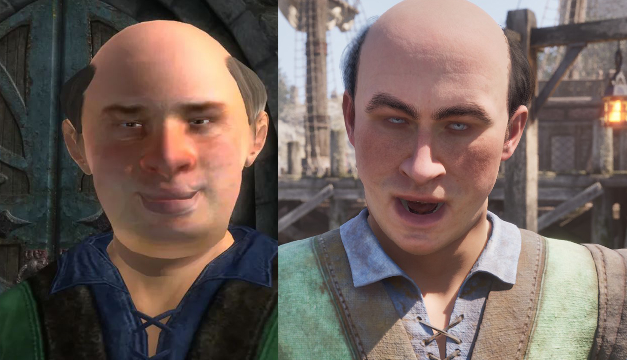 A funny looking character in Oblivion