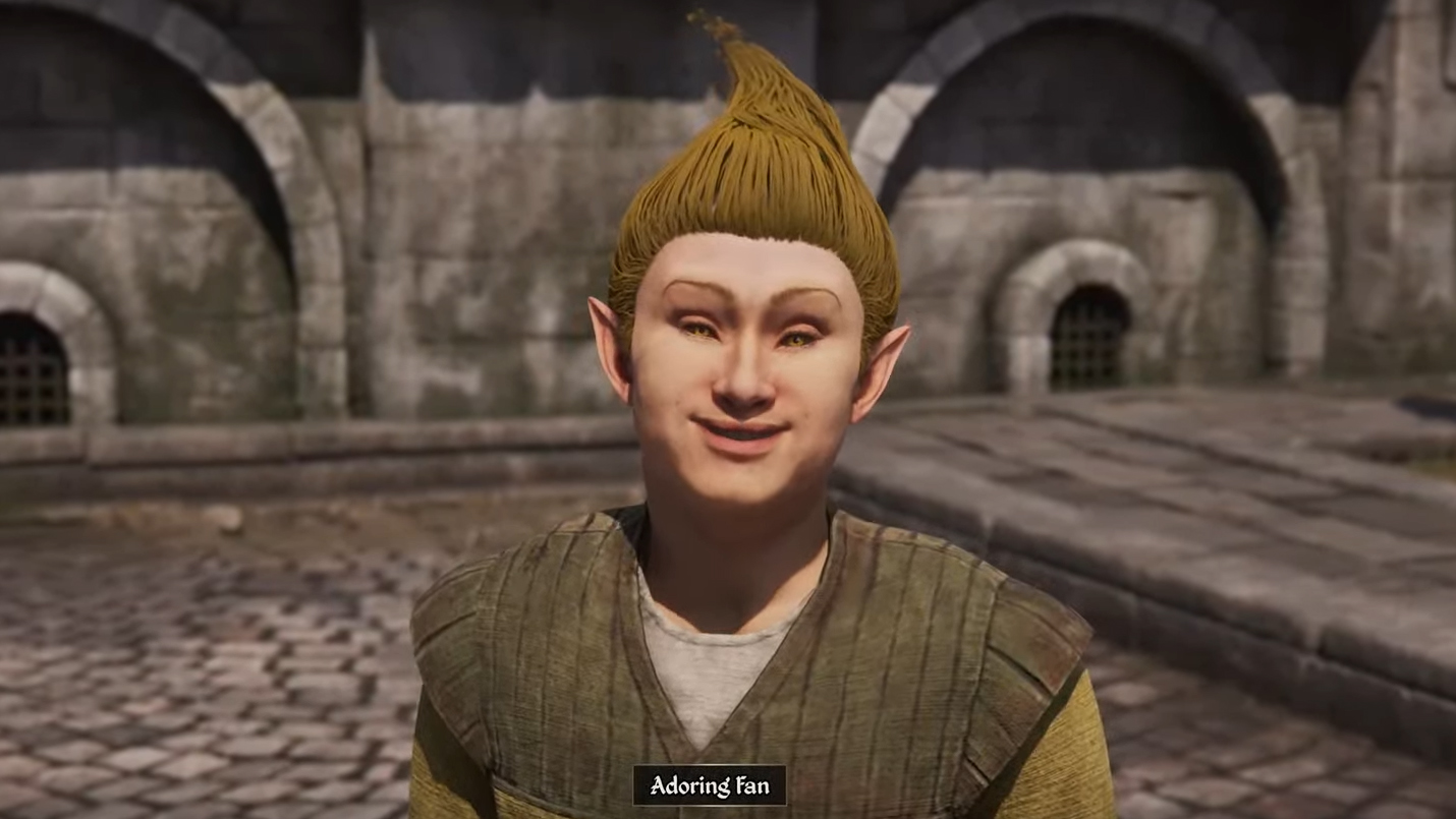 A funny looking character in Oblivion