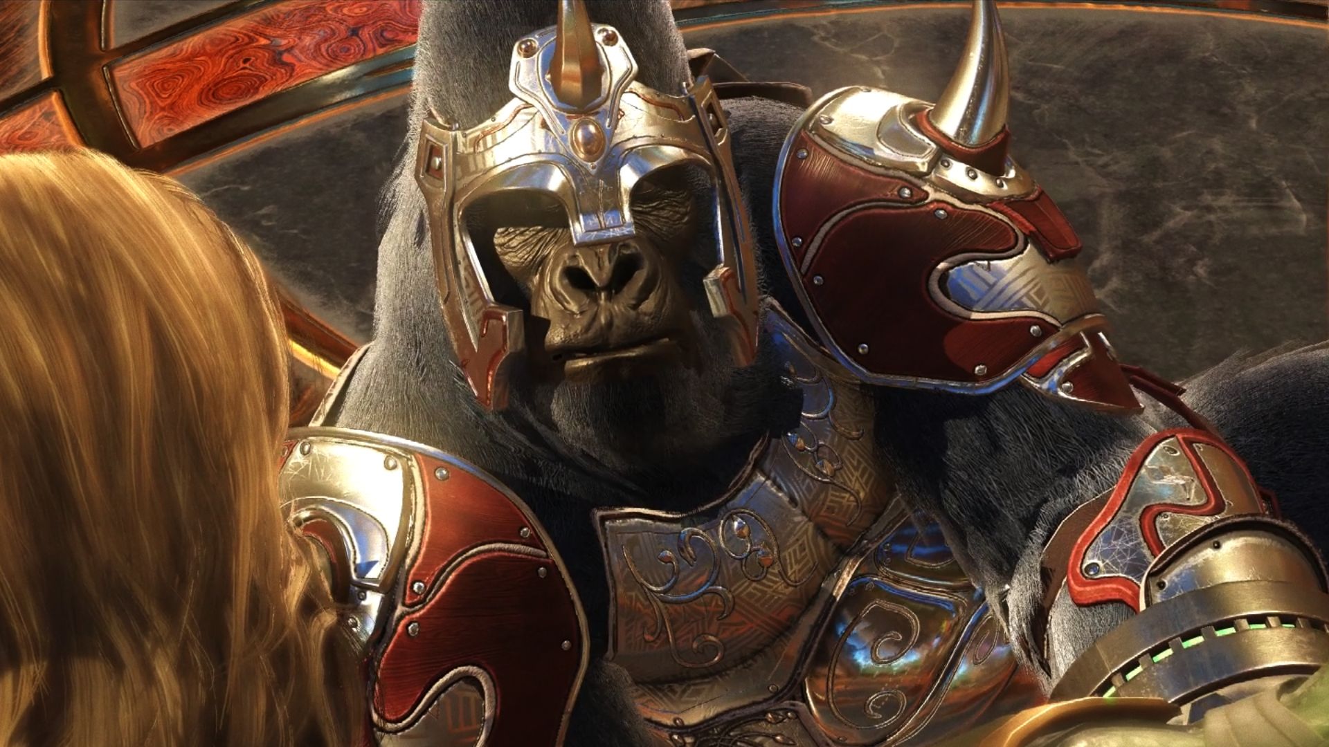 Gorilla Grodd, fully armored