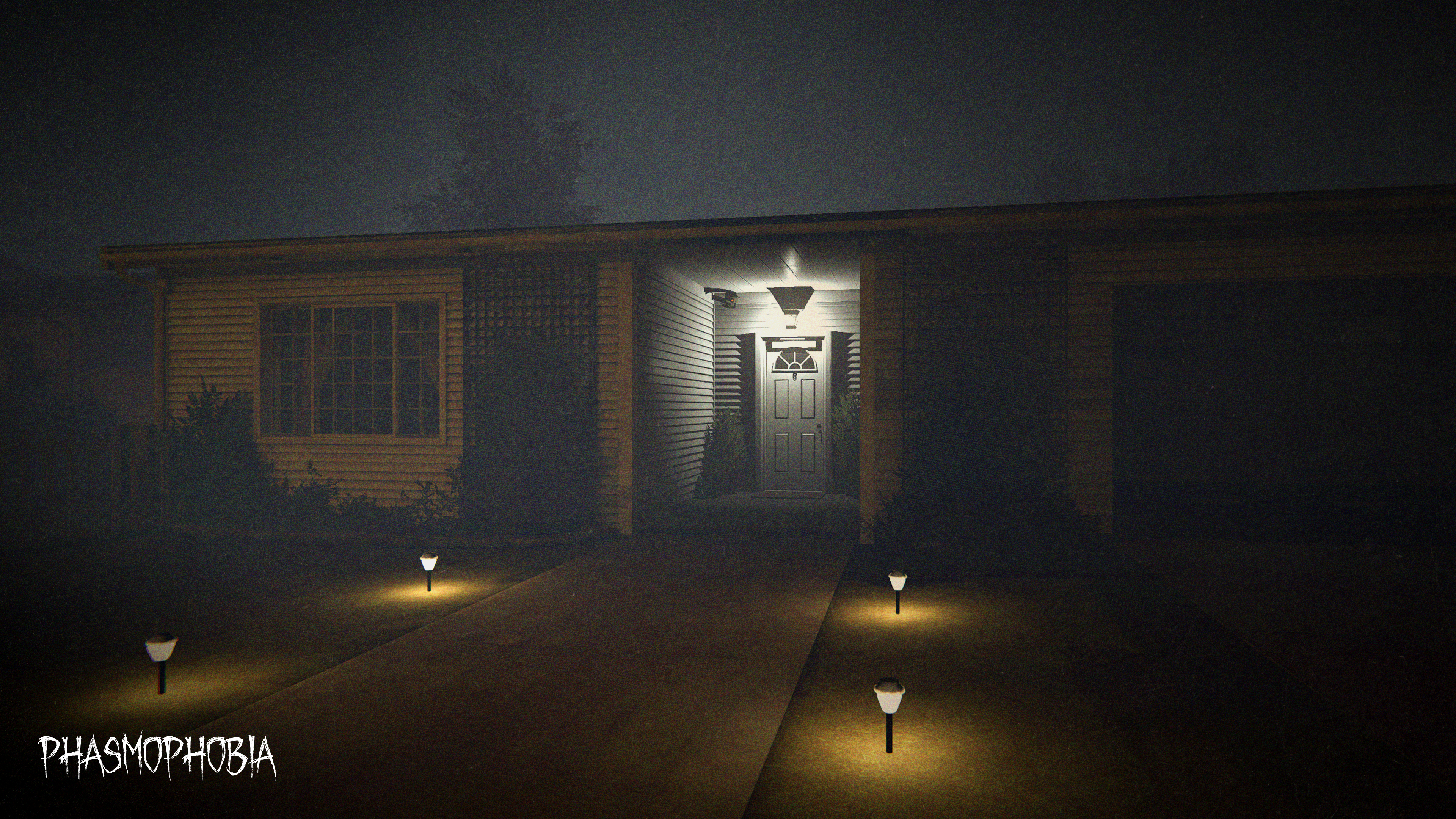 The exterior of 6 Tanglewood Drive's rework in Phasmophobia