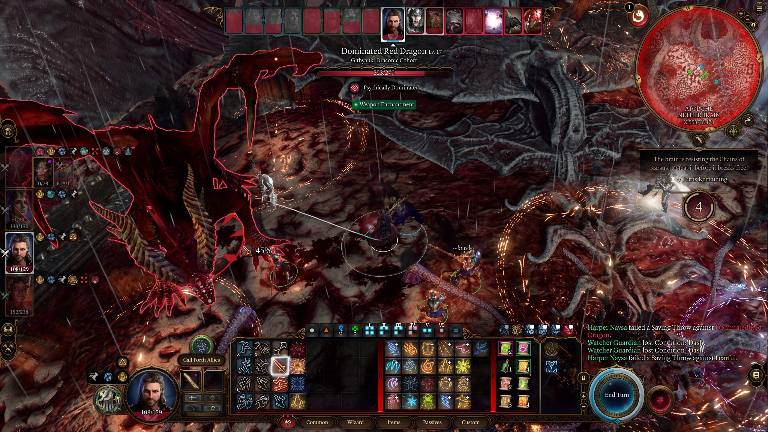 A battle against demons